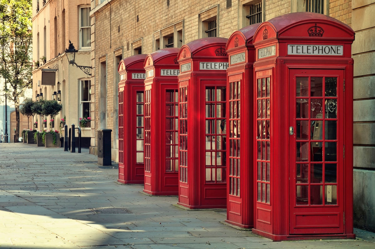 Papermoon "London Telefonzellen"