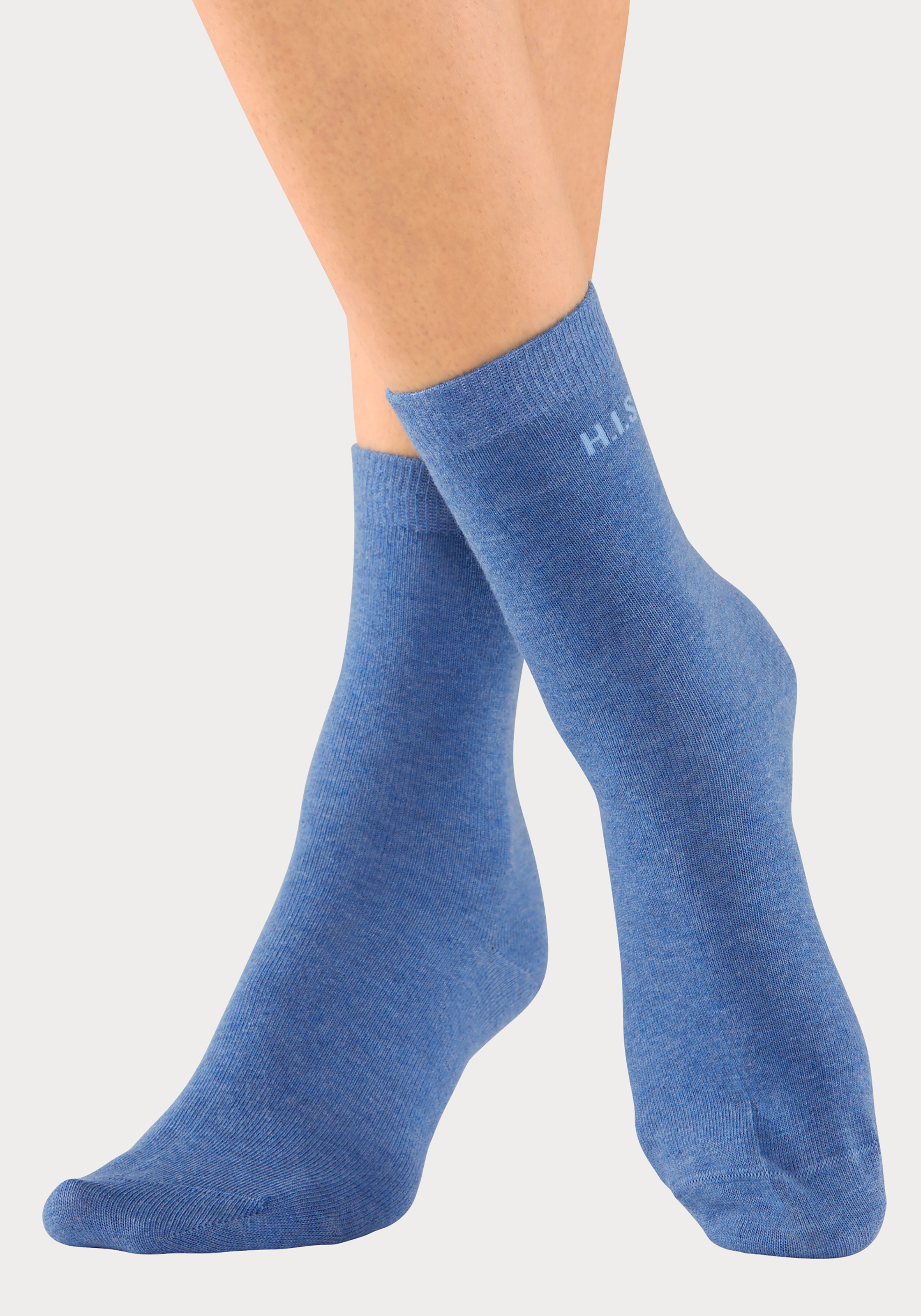 H.I.S Socken, (16 Paar), mit eingestricktem Markenlogo