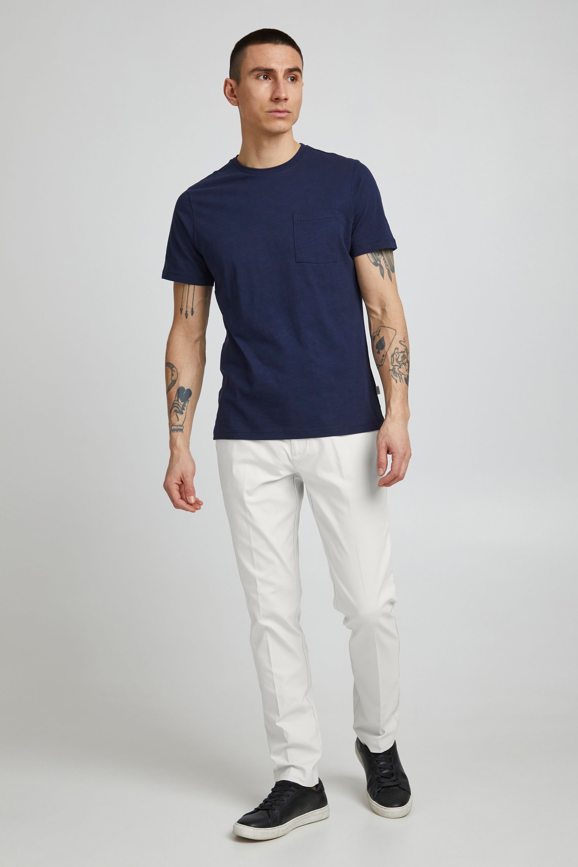 Stoffhose CASUAL FRIDAY "Stoffhose CFPhilip", Herren, Gr. 33, Länge 30, beige (light sand), Obermaterial: 61% Baumwolle CO. 35% Nylon NY. 4% Elasthan EL., Hosen Stoffhose 2