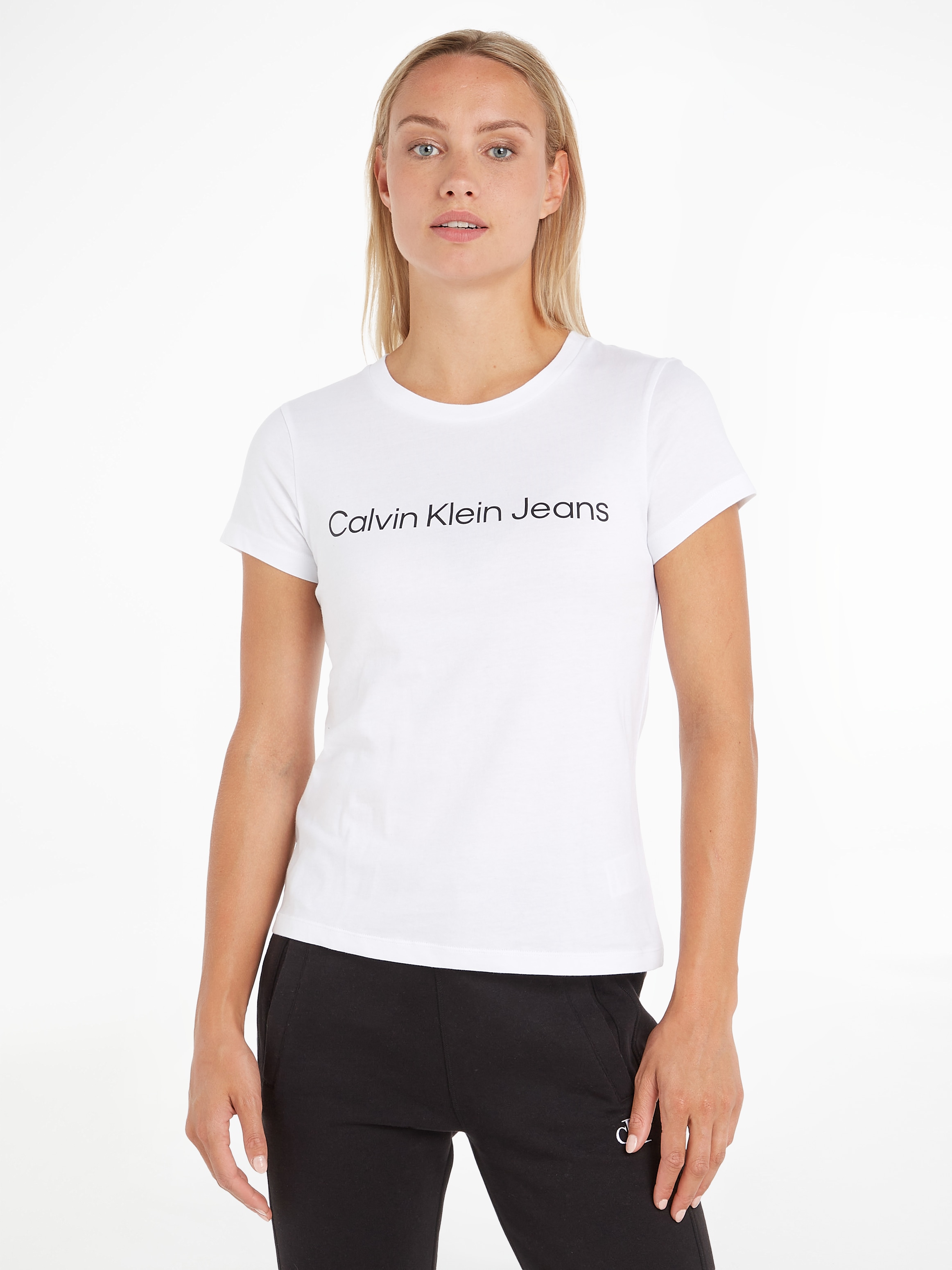 Calvin Klein INSTIT »CORE | FIT für kaufen T-Shirt Jeans SLIM TEE« BAUR LOGO
