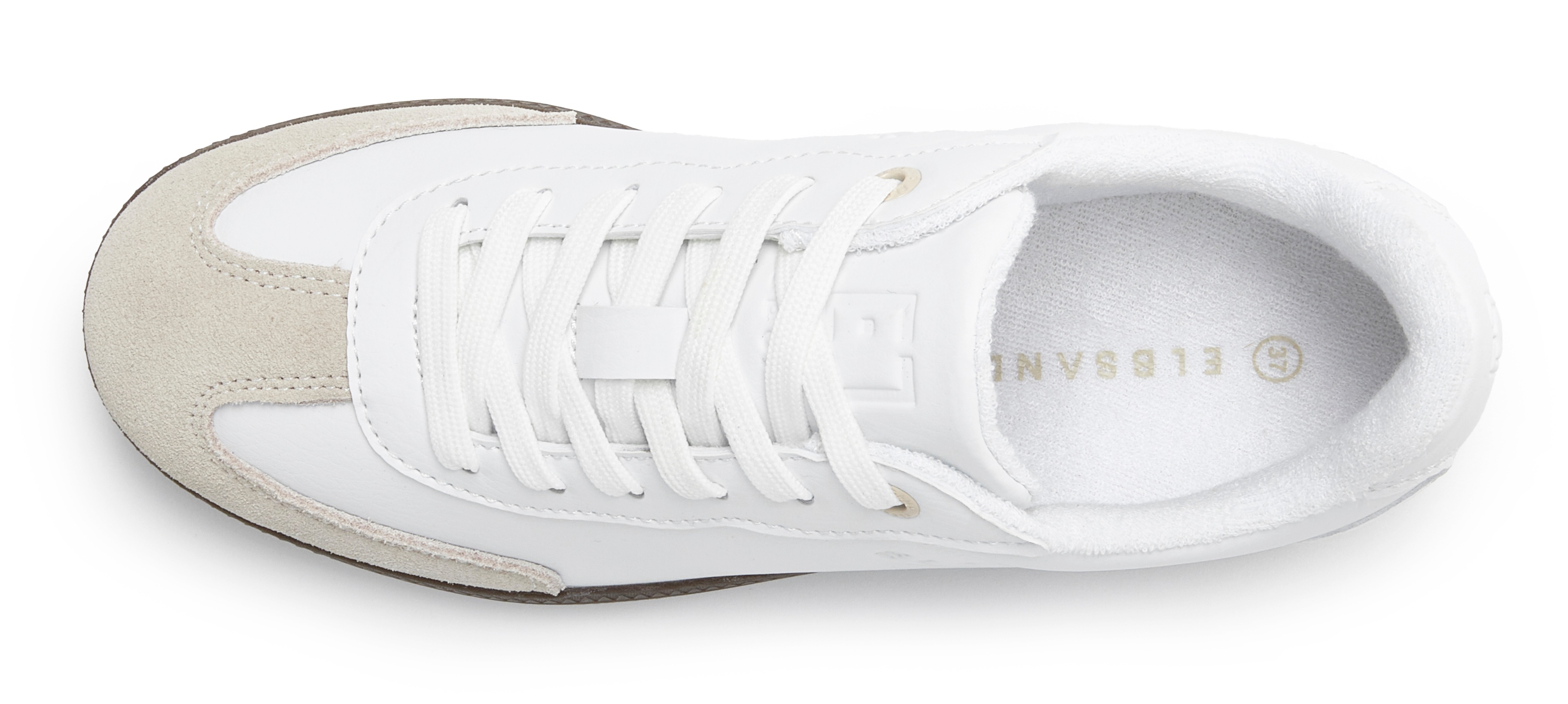 Thumbnail - Elbsand Sneaker "Freizeitschuh, Schnürschuh, Turnschuh, Retro Sneaker, Lederschuh" Schnürhalbschuh mit Lederanteil im mo...