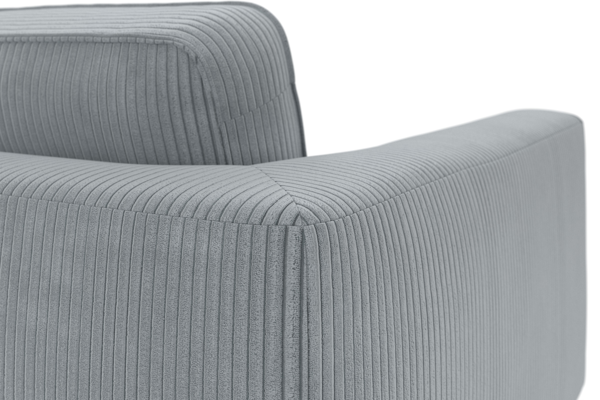 TRENDMANUFAKTUR Ecksofa »Lumber Jack, elegantes Designsofa, zeitlos modern, hoher Sitzkomfort«, wahlweise mit Bettfunktion u. Bettkasten, L-Form