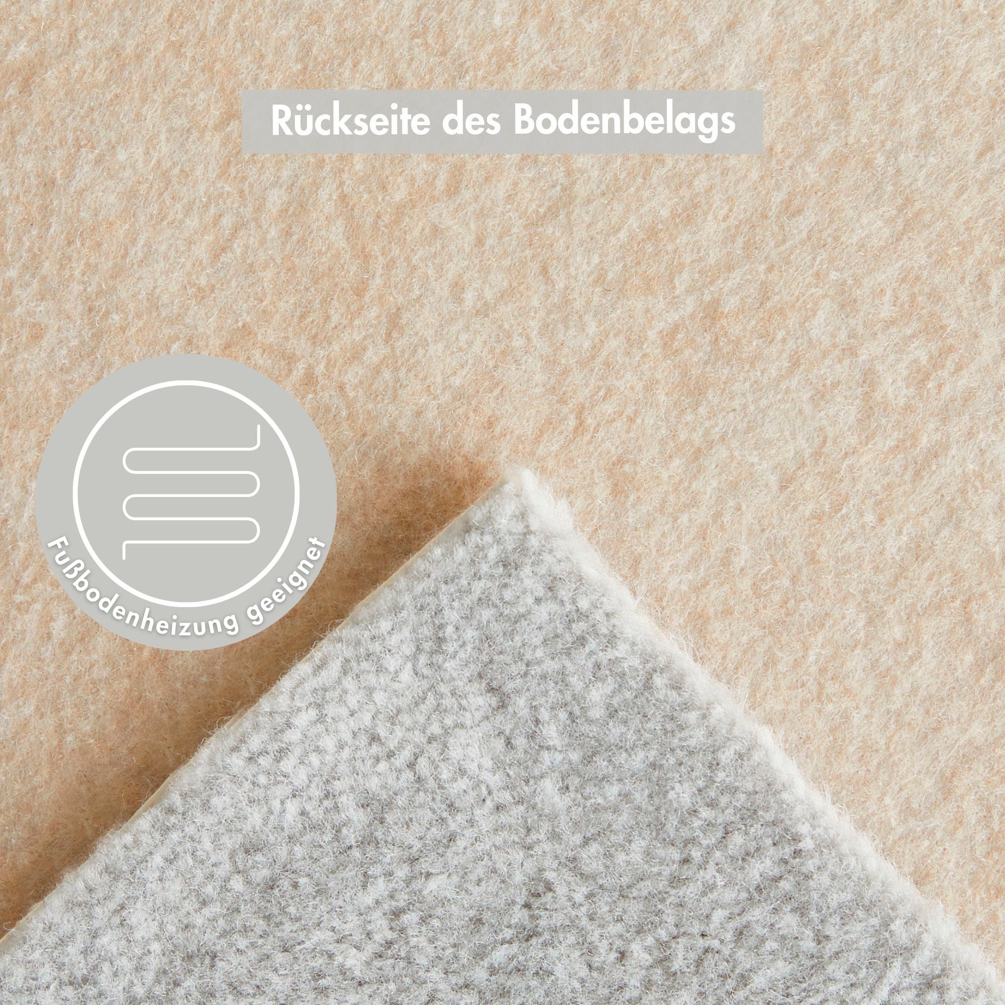 Andiamo Teppichboden »Catania, Velours, Made in Belgium«, rechteckig, 7,5 mm Höhe, meliert, Breite 400 cm oder 500 cm, strapazierfähig & pflegeleicht