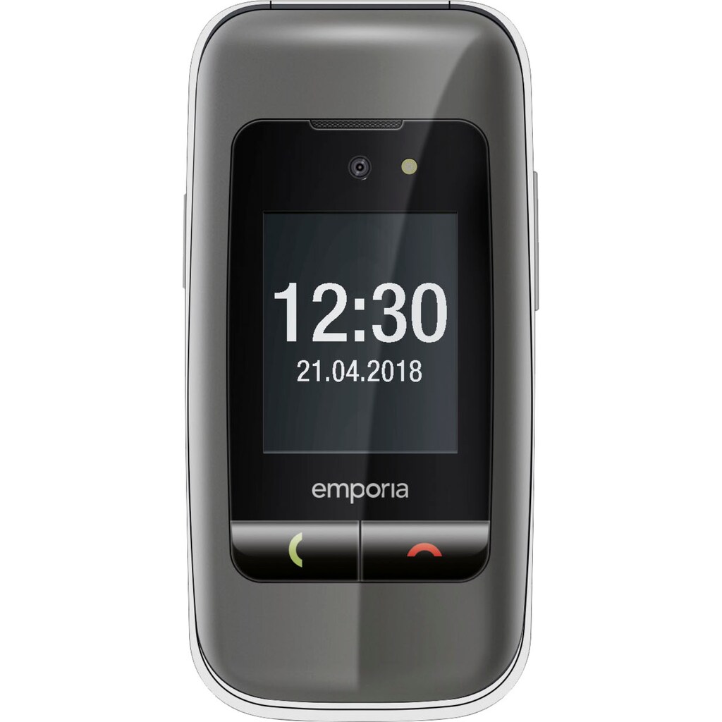 Emporia Seniorenhandy »ONE«, spacegrey/silber, 6,1 cm/2,4 Zoll, 2 MP Kamera