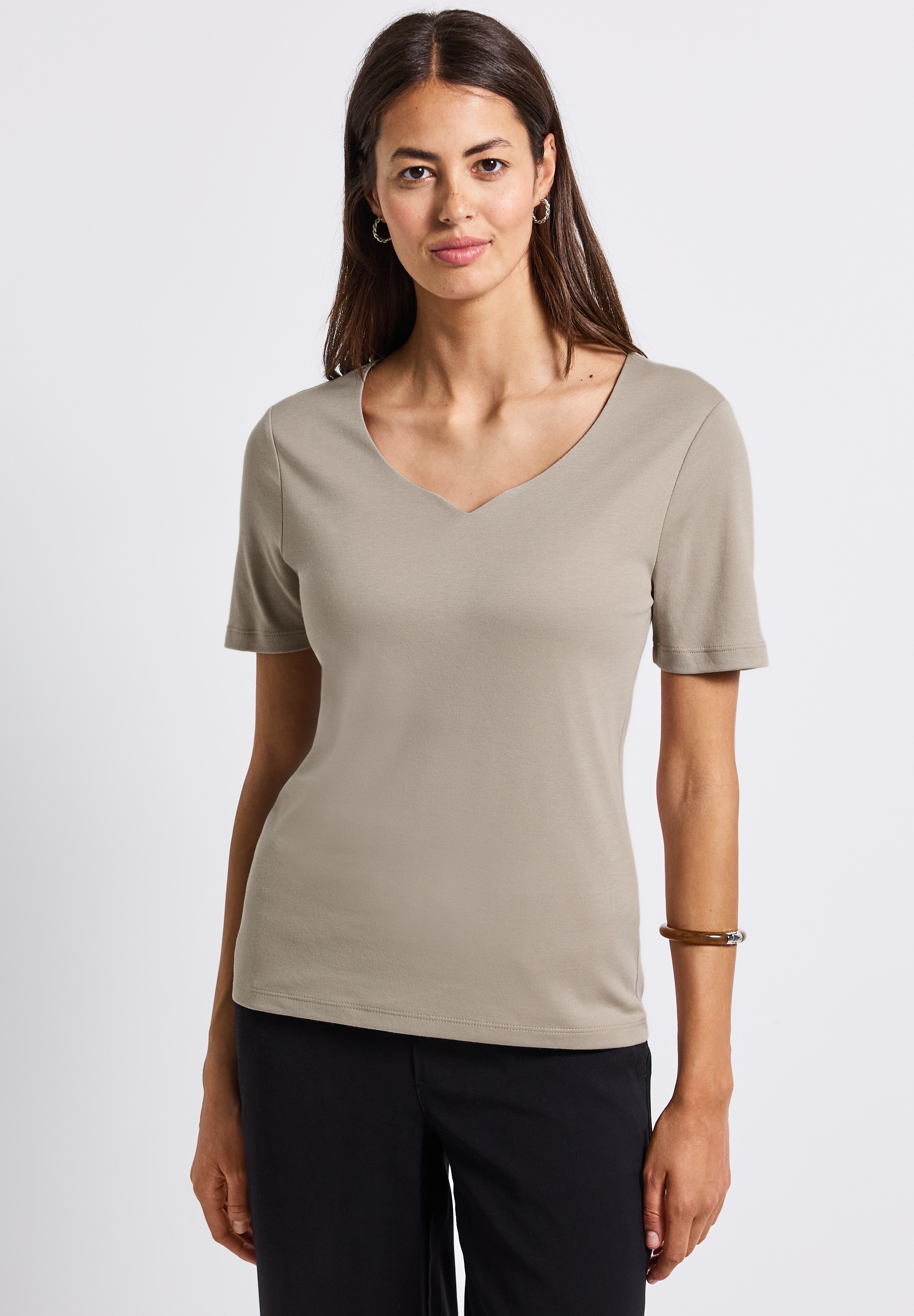 STREET ONE T-Shirt, im soften Baumwoll-Mix günstig online kaufen