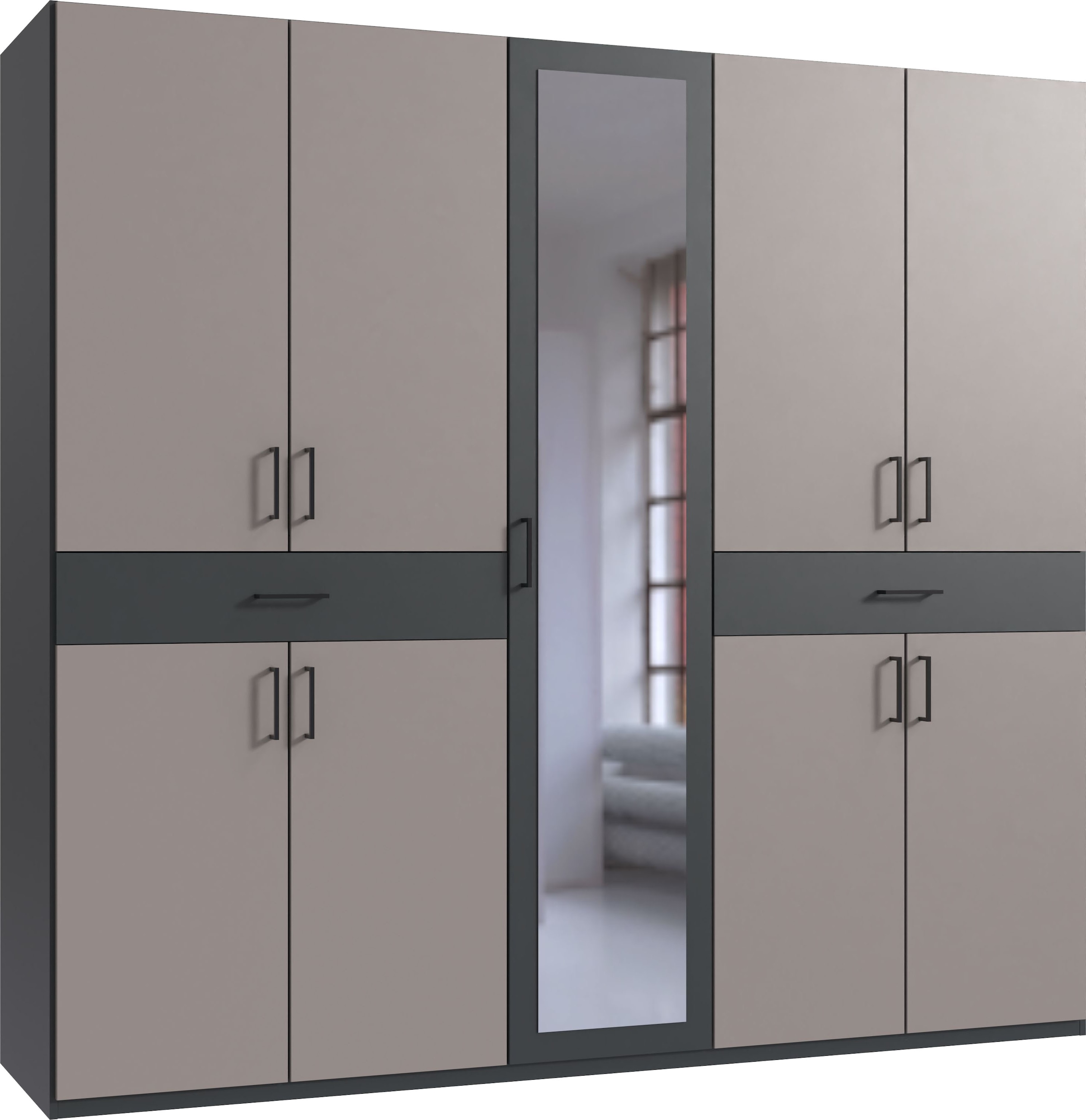 Wimex Drehtürenschrank "Tibet" mit Schubkästen auf bequemer Zugriffshöhe