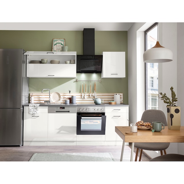 HELD MÖBEL Küchenzeile »Trier«, mit E-Geräten, Breite 220 cm kaufen | BAUR