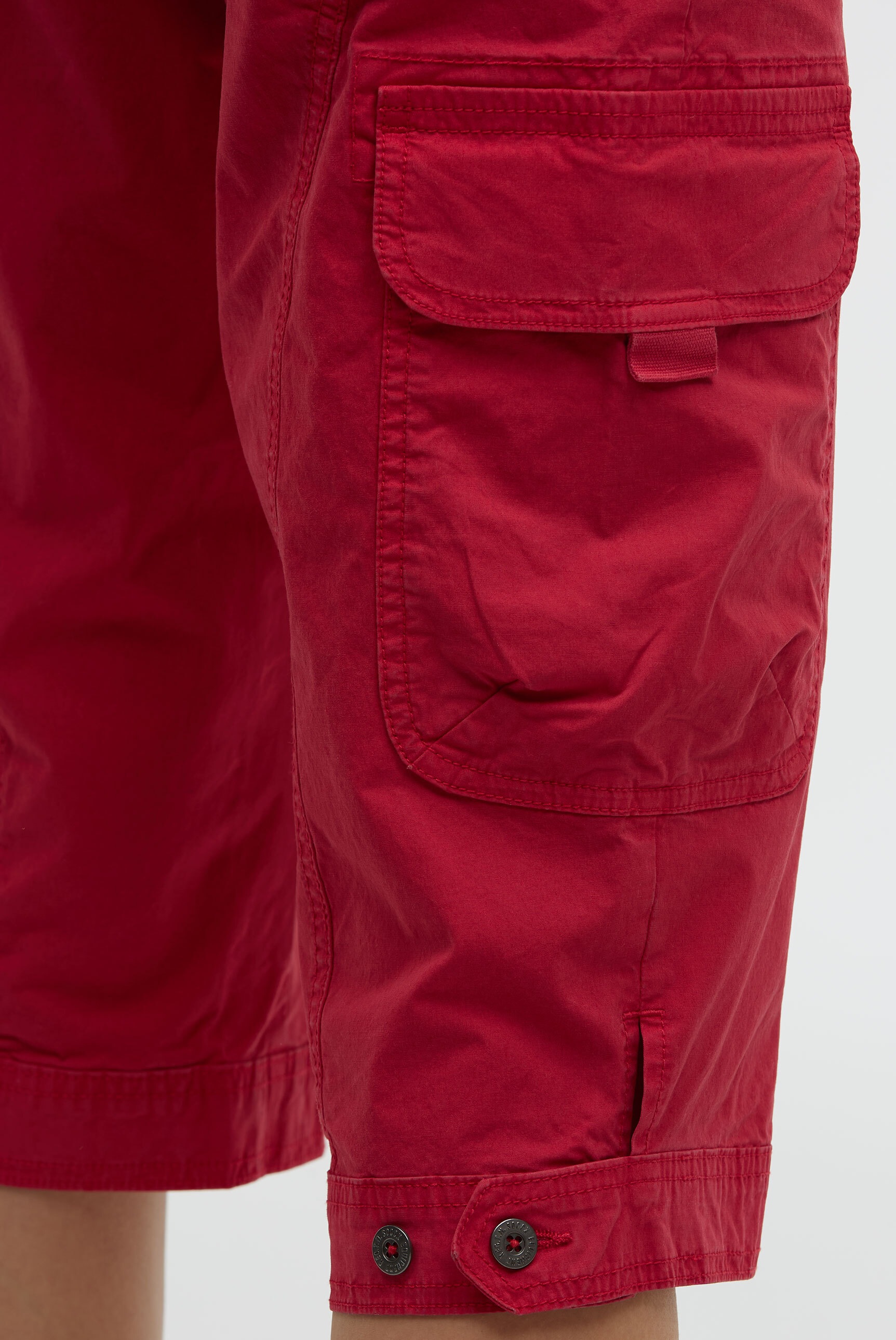 SOCCX Skaterbermudas  mit verstellbarem Knopfriegel am Hosensaum