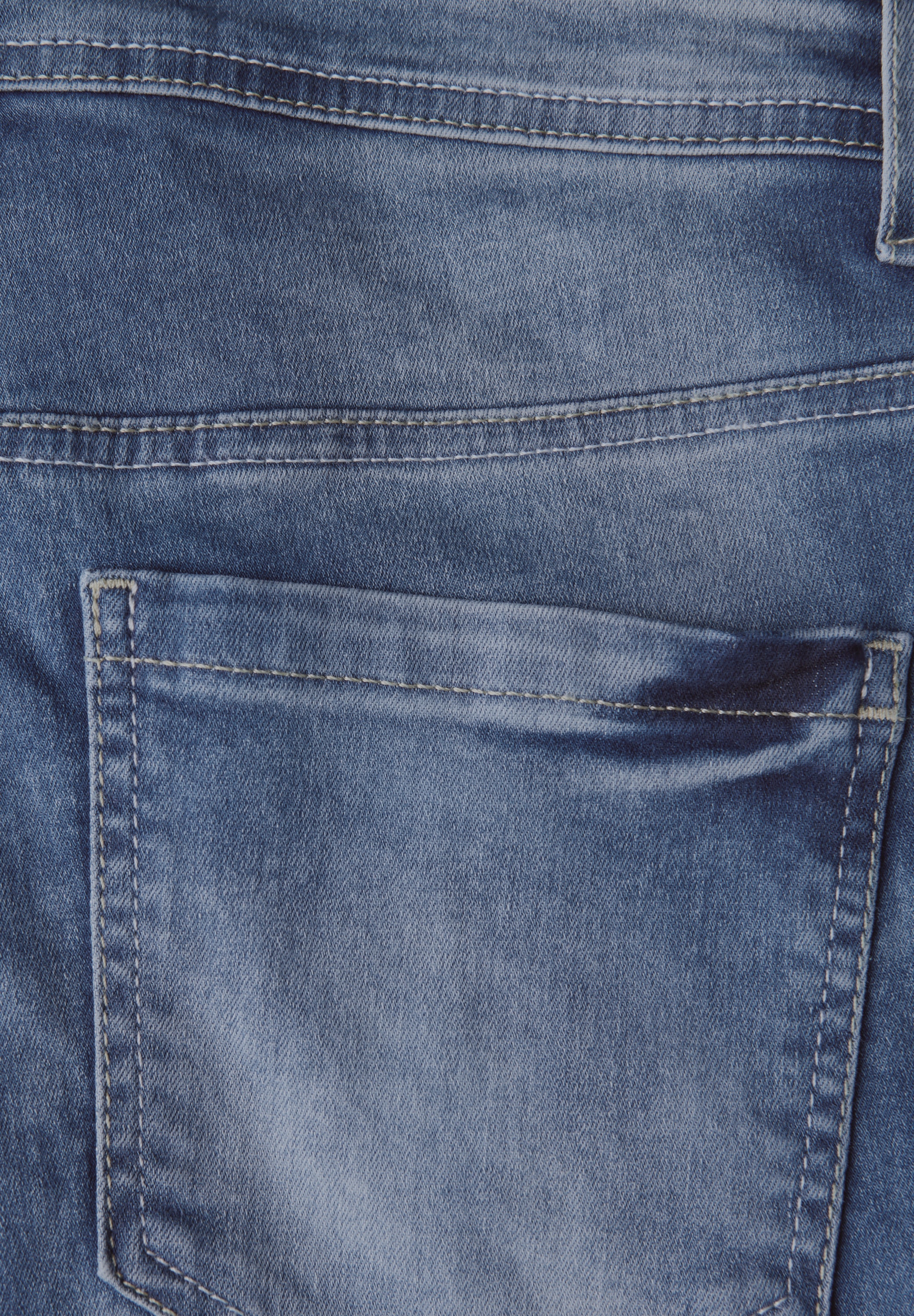 Cecil Gerade Jeans, High Waist