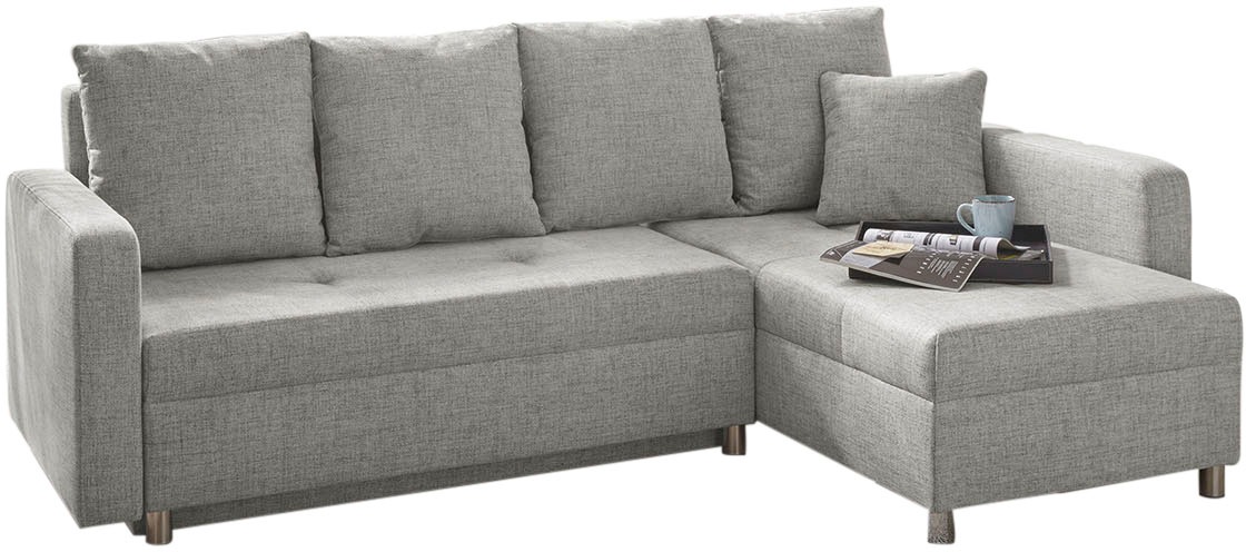 Thumbnail - Jockenhöfer Gruppe Ecksofa "Kappeln L-Form" inklusive Bettfunktion, Bettkasten, Ottomane links oder rechts