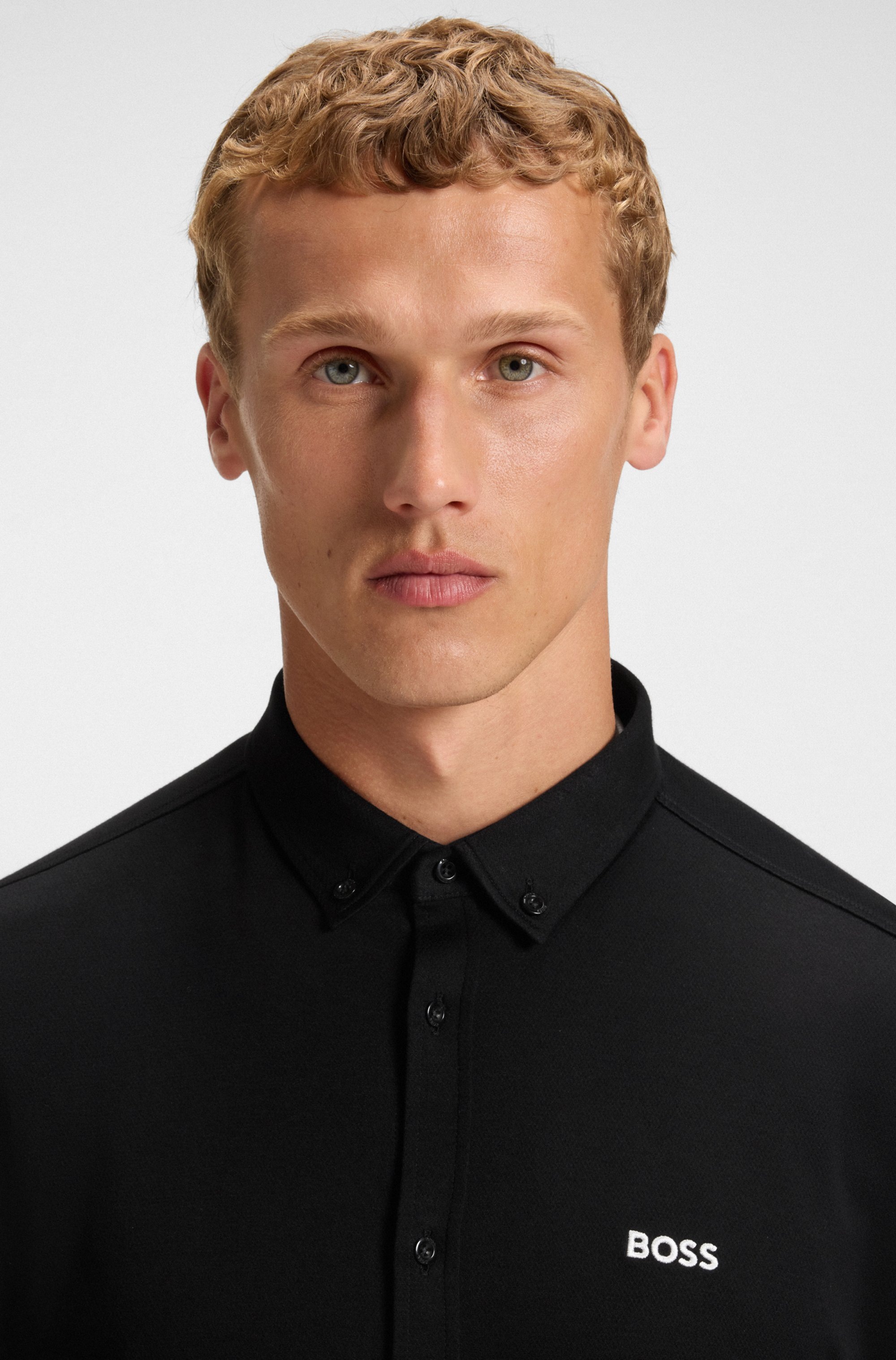 BOSS GREEN Langarmhemd "B Motion L", softe Baumwolle, Vier-Wege-Stretch, kn günstig online kaufen