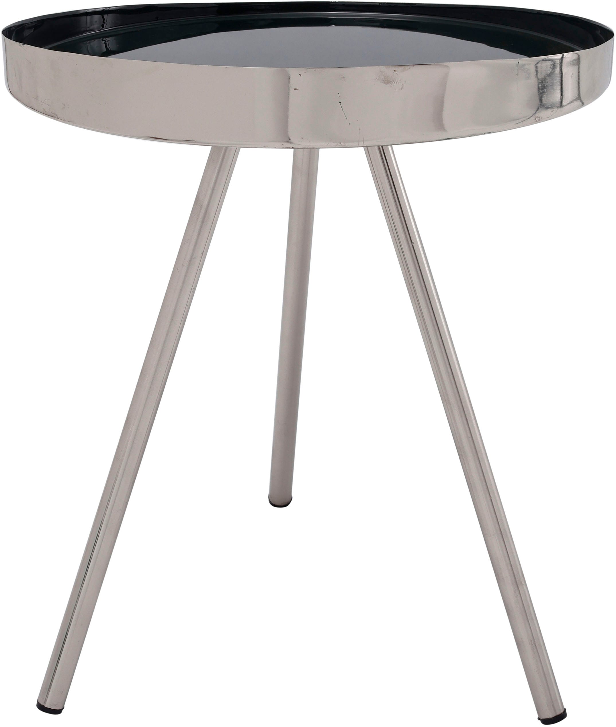 Kayoom Beistelltisch »Morrison, runder Beistelltisch, edler Look«, (1 St.), Dekorativ, glanzvolle Lackierung, stilvolles Design