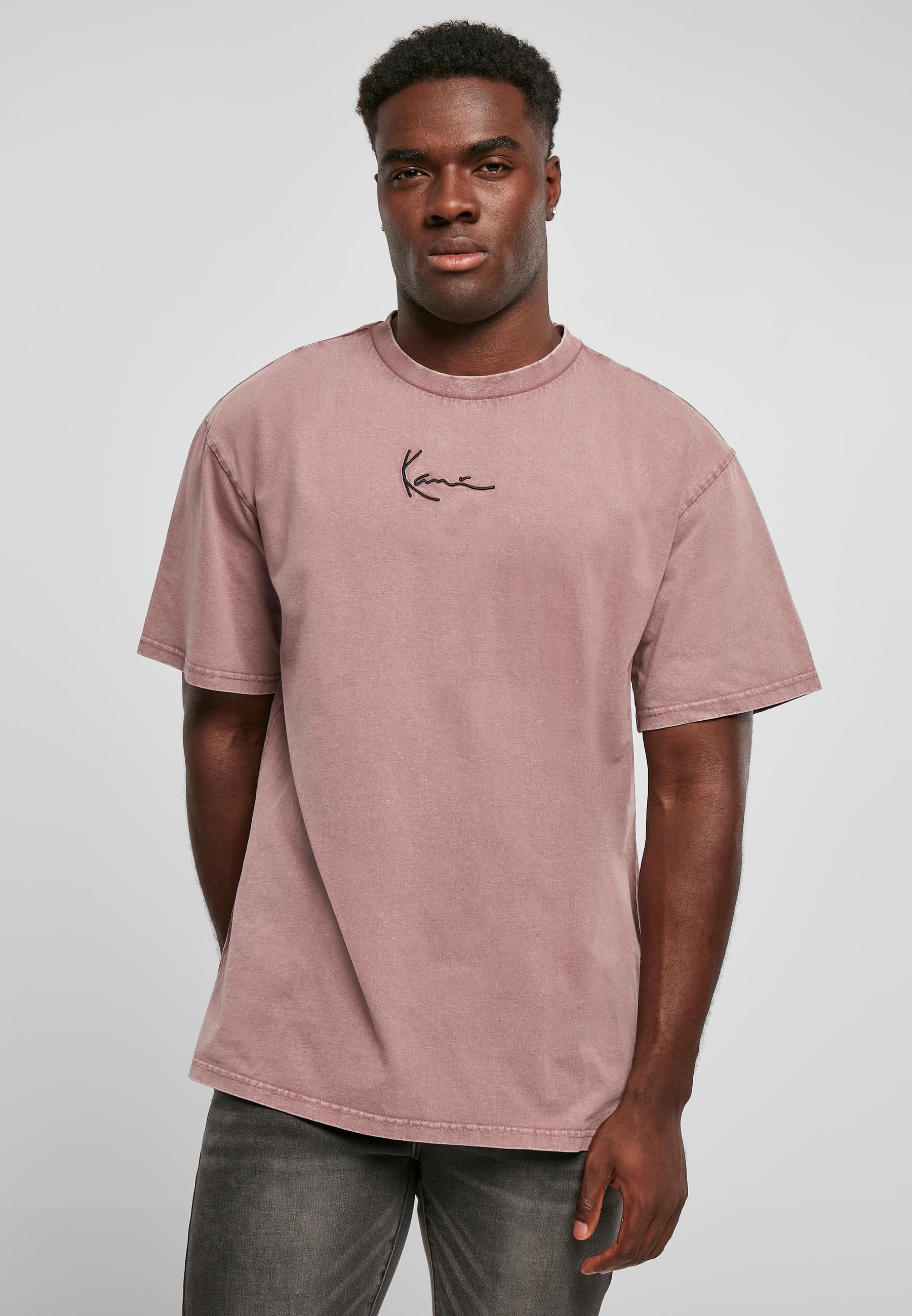 Karl Kani Kurzarmshirt »Karl Kani Herren Small Signature Washed Tee«, (1 tlg.)