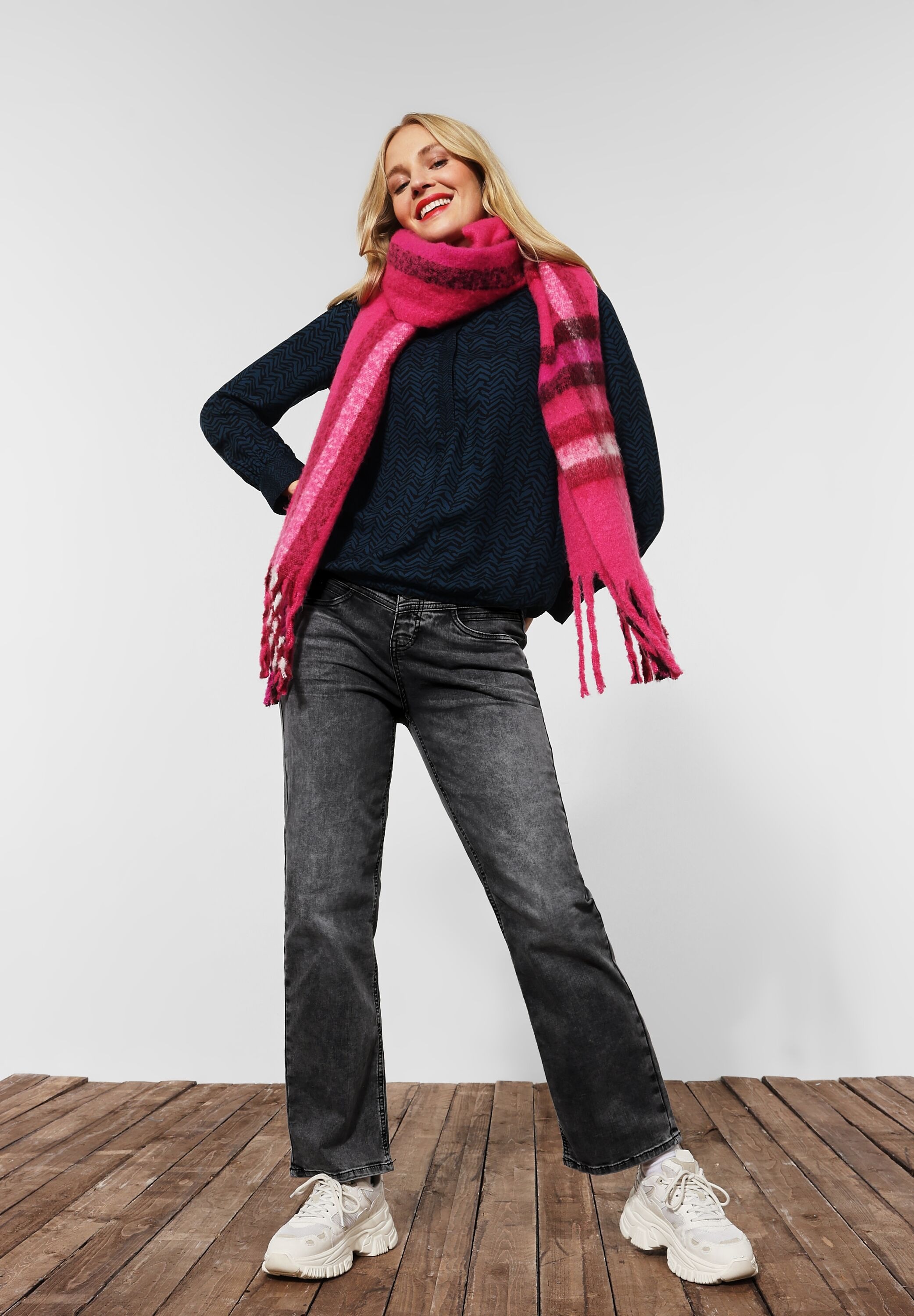 STREET ONE Comfort-fit-Jeans, High Waist