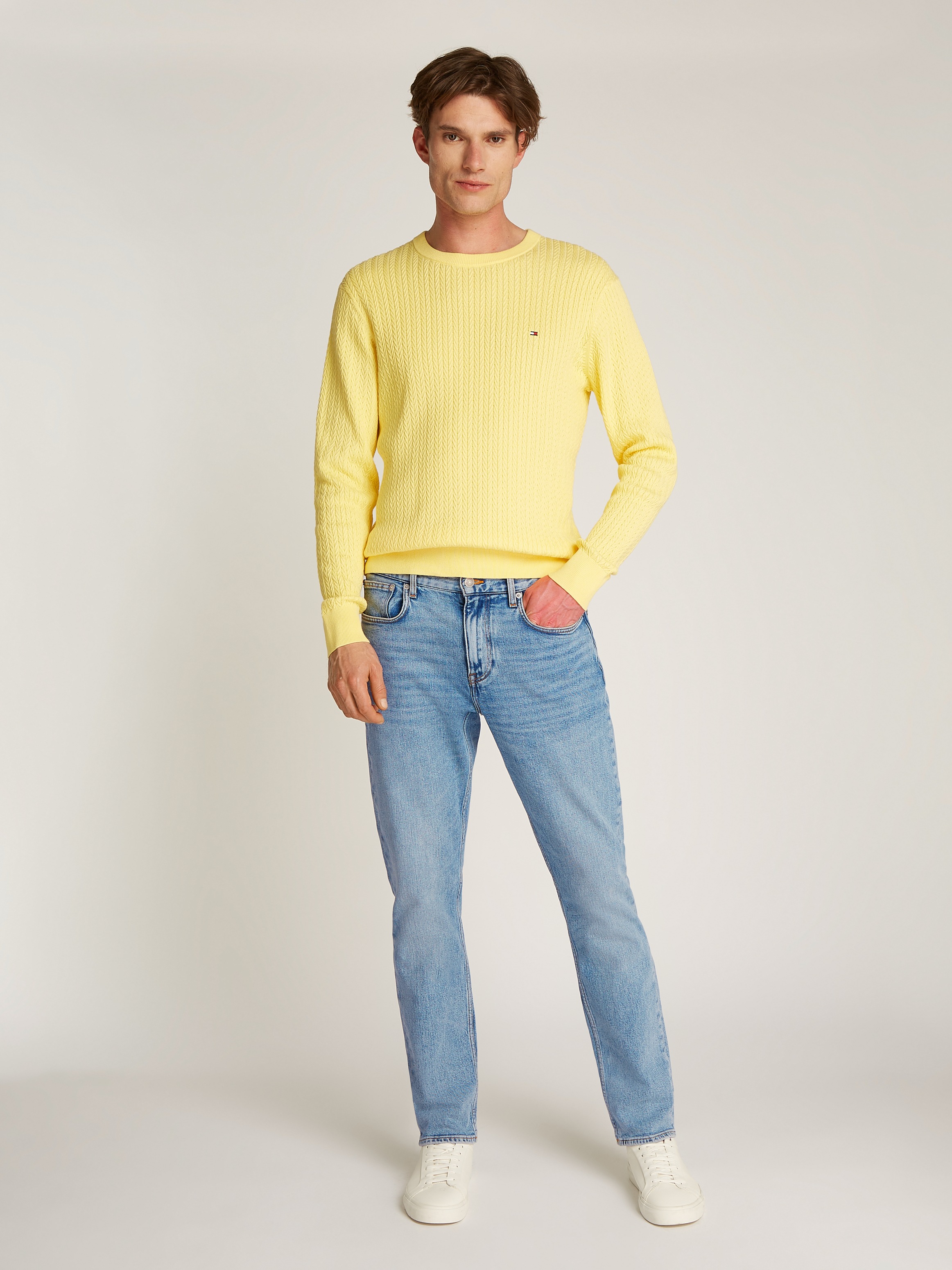 Tommy Hilfiger Straight-Jeans in blauer Waschung