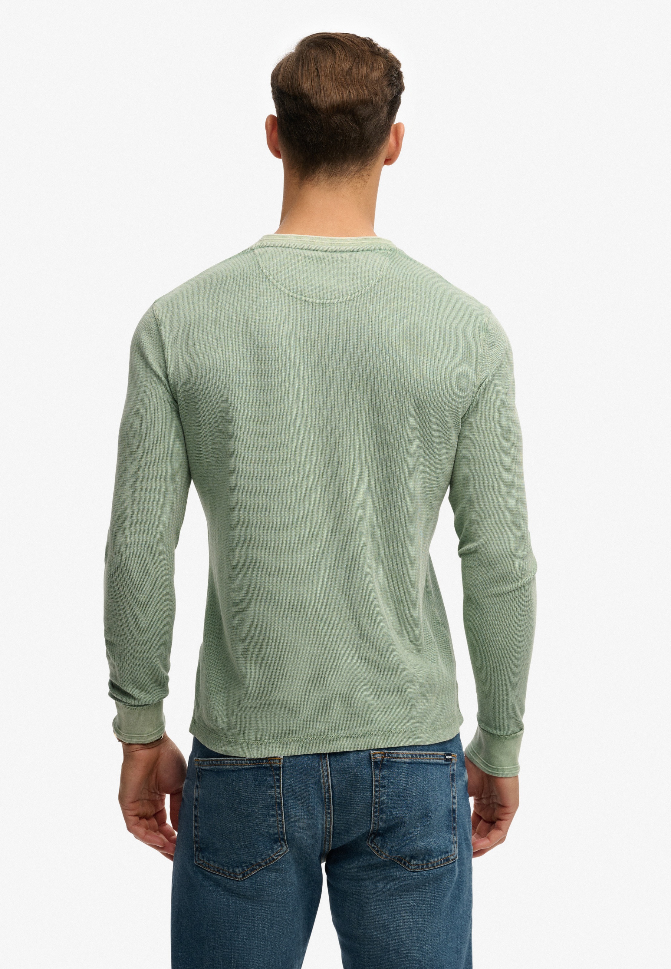 Thumbnail - Superdry Langarmshirt "LW TEXTURED GRANDAD TOP"