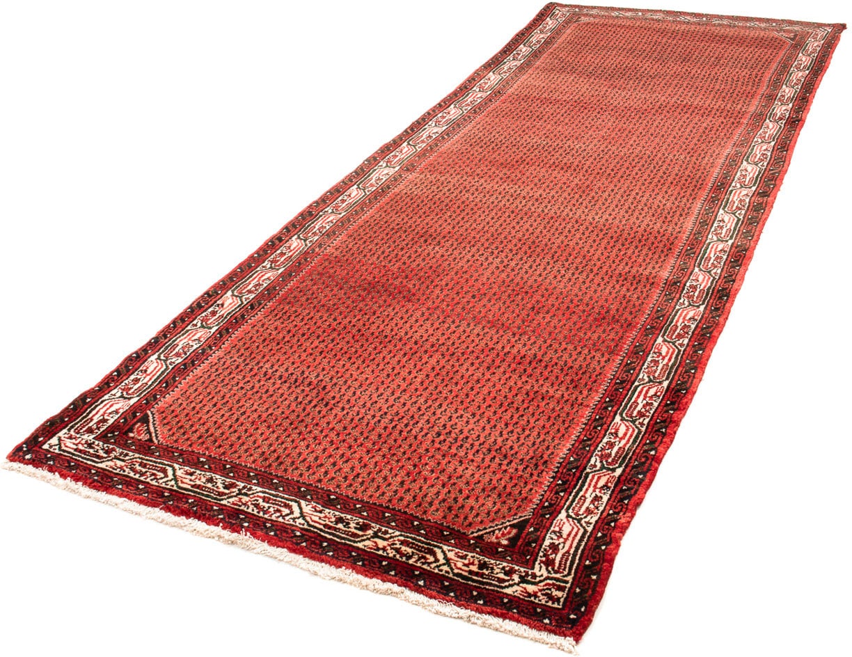 morgenland Orientteppich "Perser - Nomadic - 312 x 112 cm - rot", rechteckig, 10 mm Höhe, Wohnzimmer, Handgeknüpft, Einz