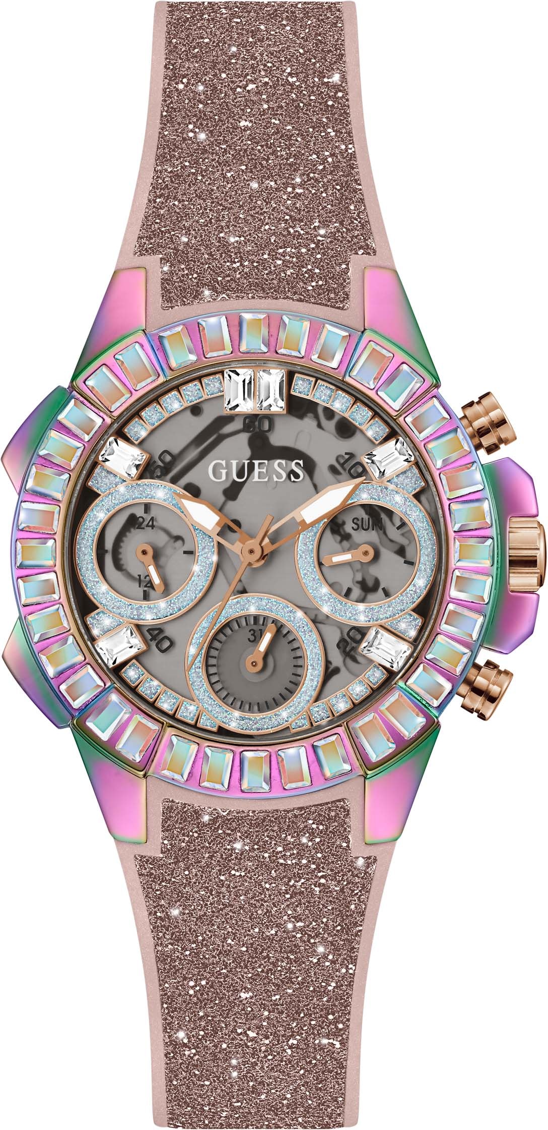 Guess Multifunktionsuhr »GW0313L4«, Armbanduhr, Quarzuhr, Damenuhr