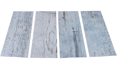 MySpotti Duscheinlage »Klebefliese stepon Wood Light Blue«, (Set, 4 tlg.), antirutsch kaufen