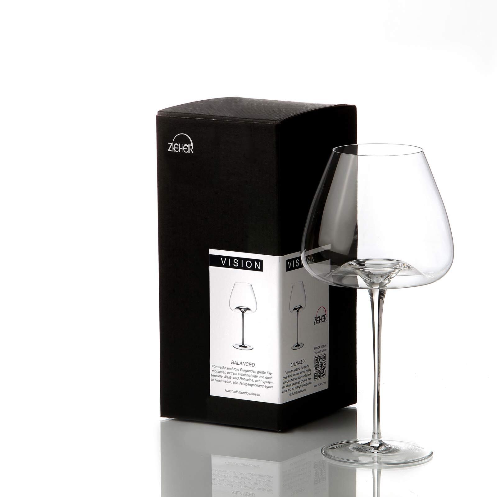 ZIEHER Rotweinglas »Weinglas Vision Straight 540 ml transparent«