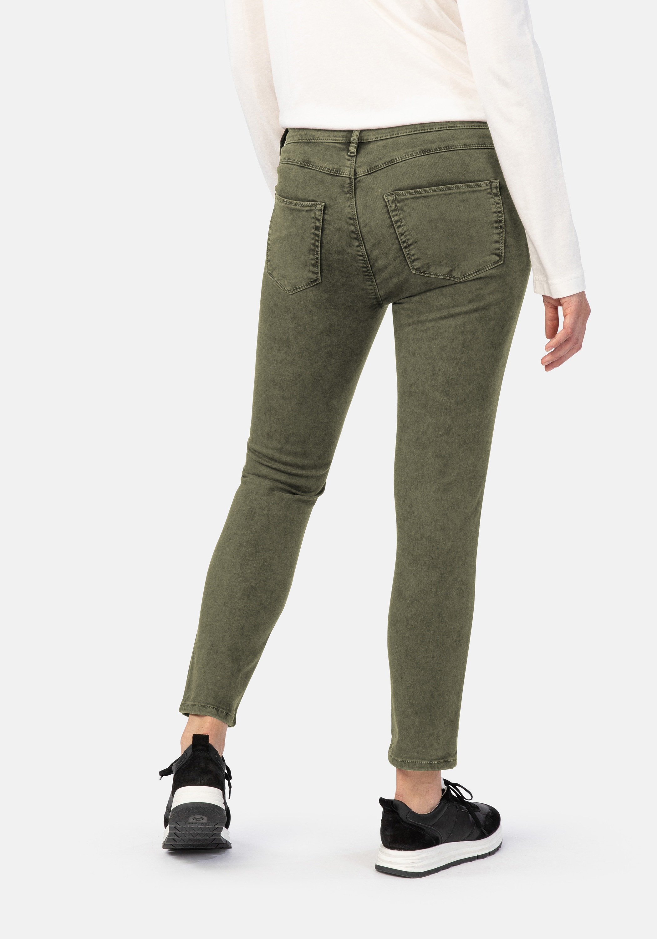 STOOKER WOMEN 5-Pocket-Jeans "Florenz Colour autumn Slim Fit Jeans" Slim Fi günstig online kaufen