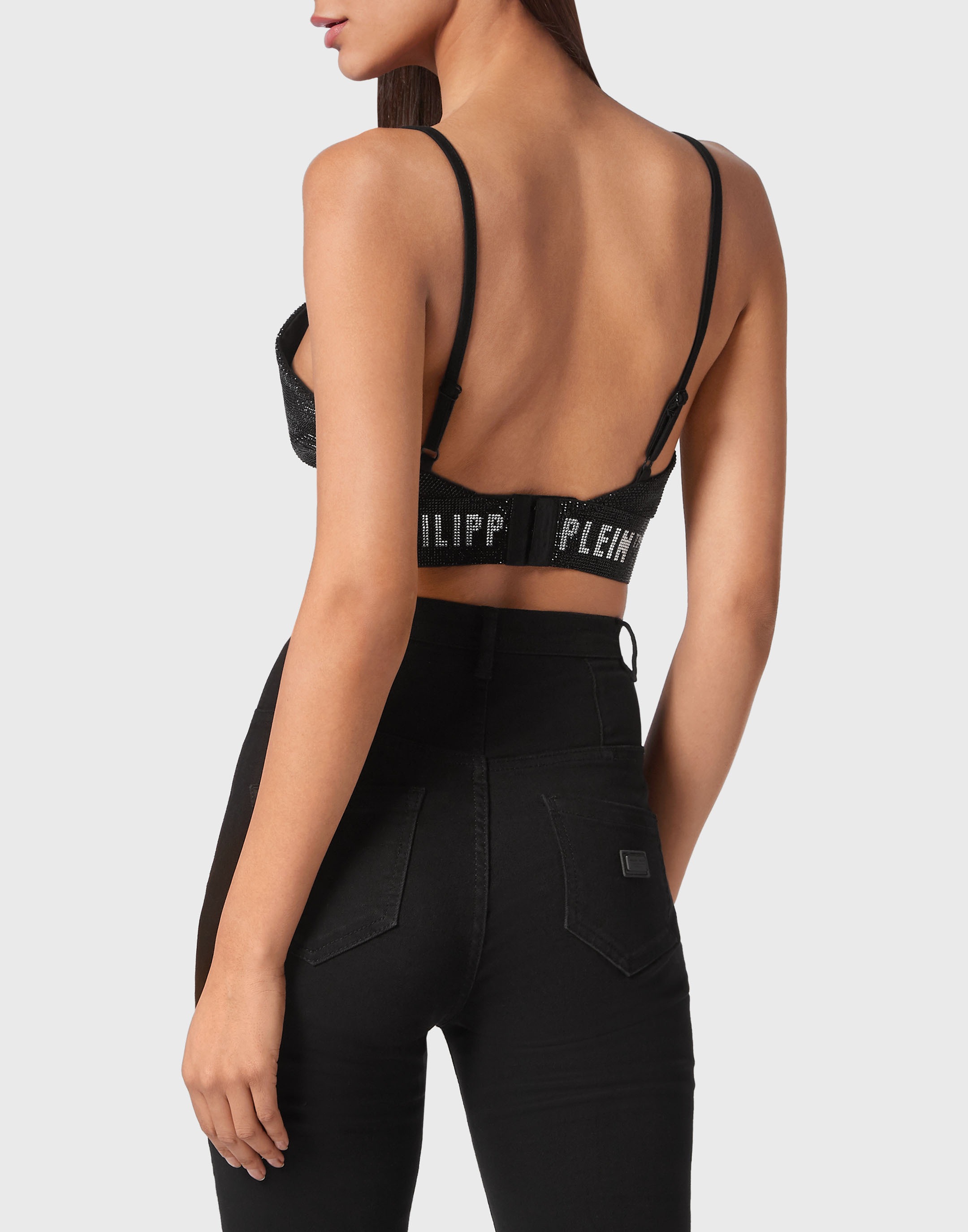 PHILIPP PLEIN Sport-BH »Mit Schmucksteinen«