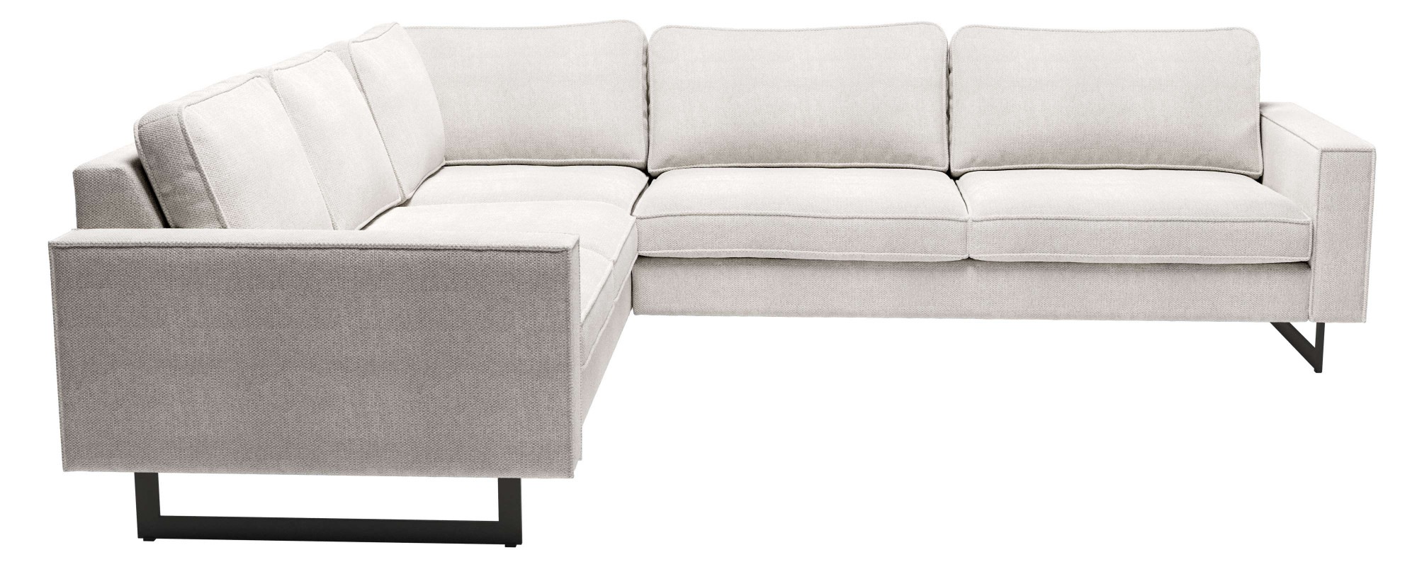 Places of Style Ecksofa "Pinto, XXL, 250/290 cm, langer Schenkel, Ottomane" günstig online kaufen