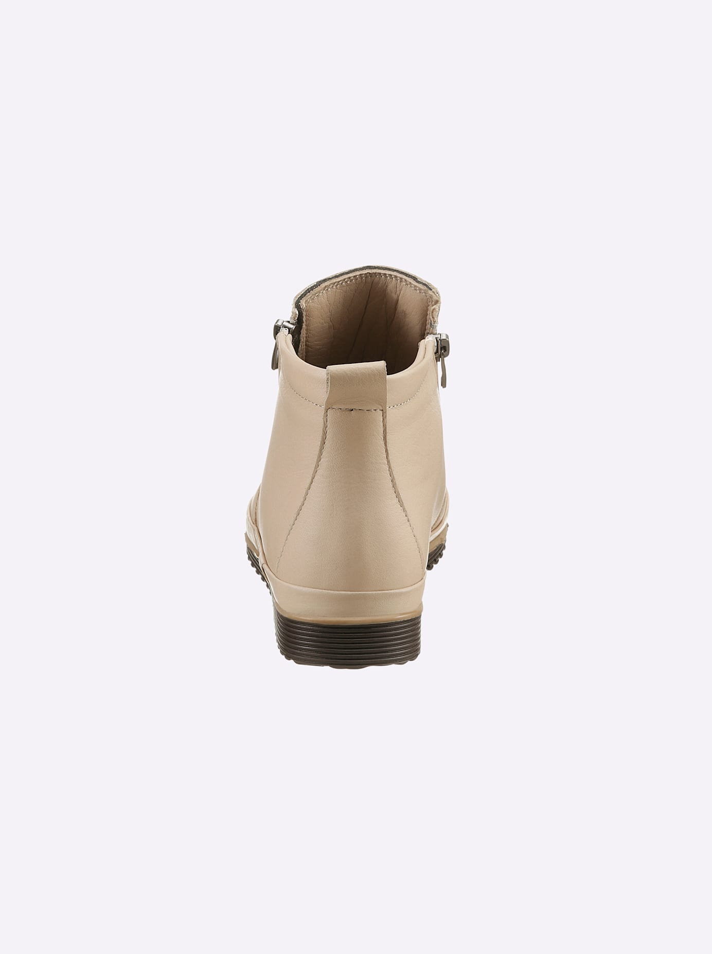 Stiefelette ANDREA CONTI, Damen, Gr. 36, beige (ecru), Glattleder, Leder, Rindsleder, Schuhe Stiefelette 3
