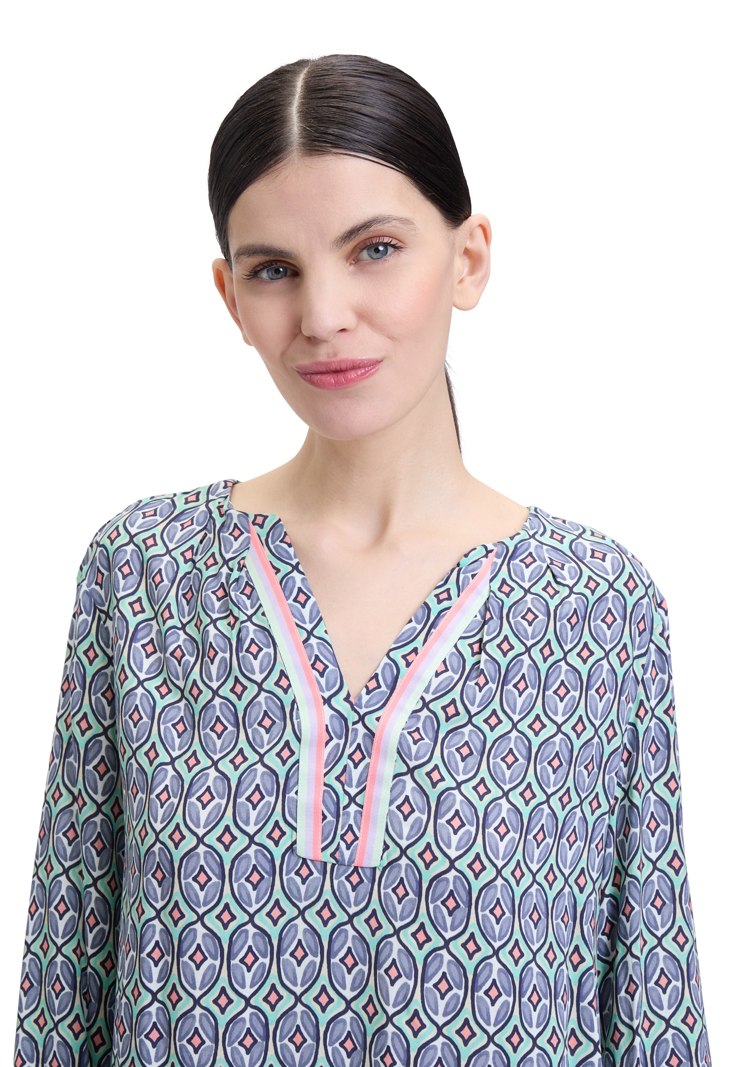 Cartoon Schlupfbluse »Cartoon Damen Casual-Bluse langarm«