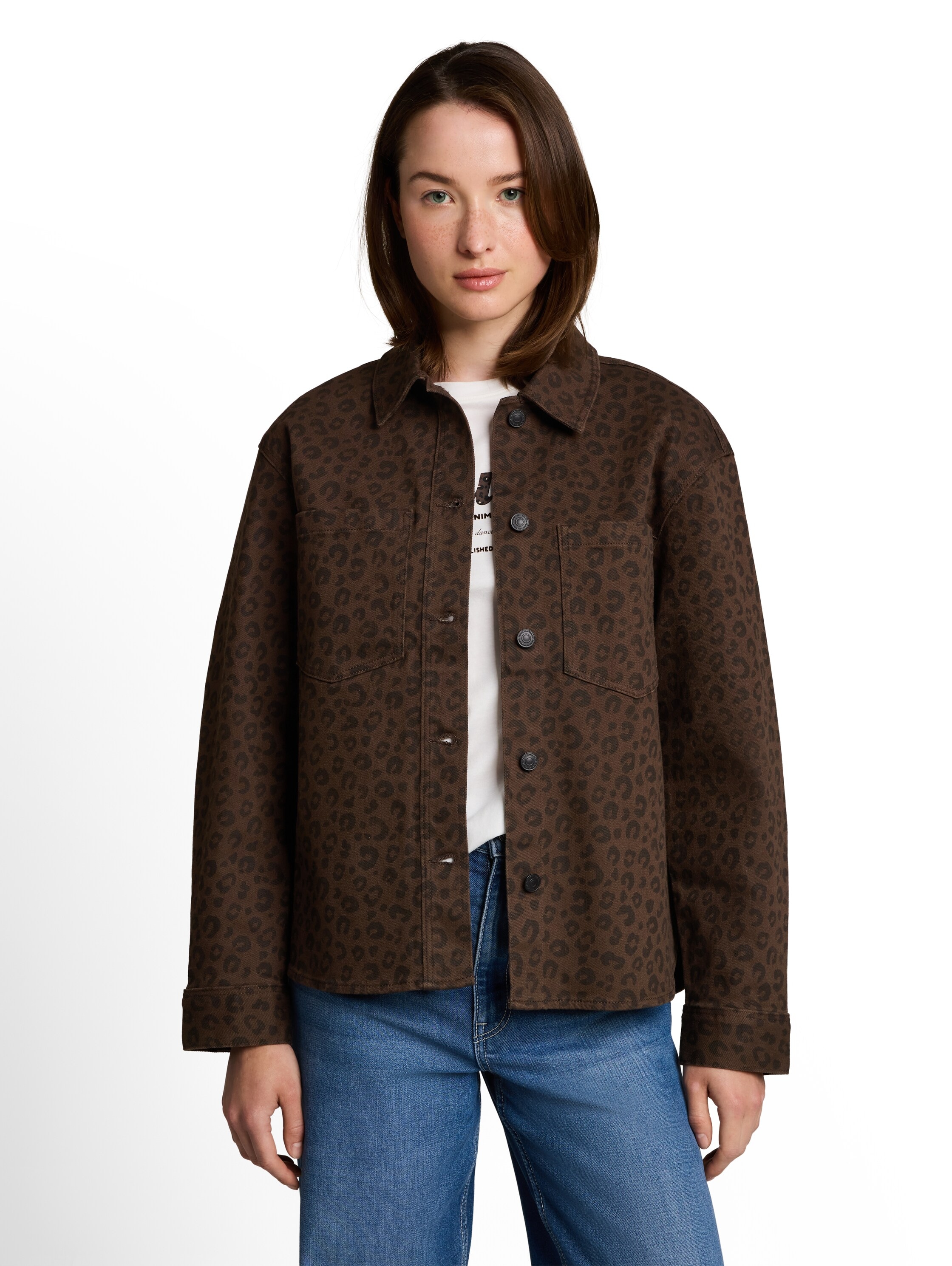 TOM TAILOR Denim mit Animal-Print