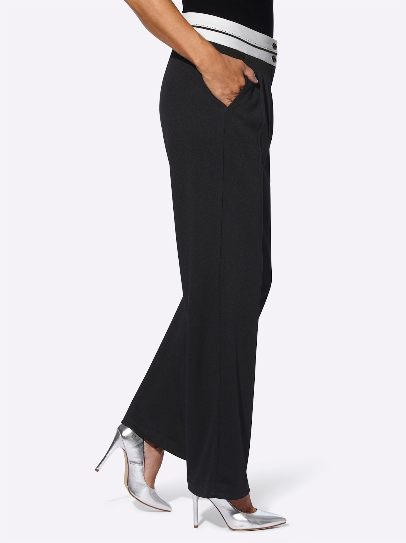 Classic Basics Bundfaltenhose