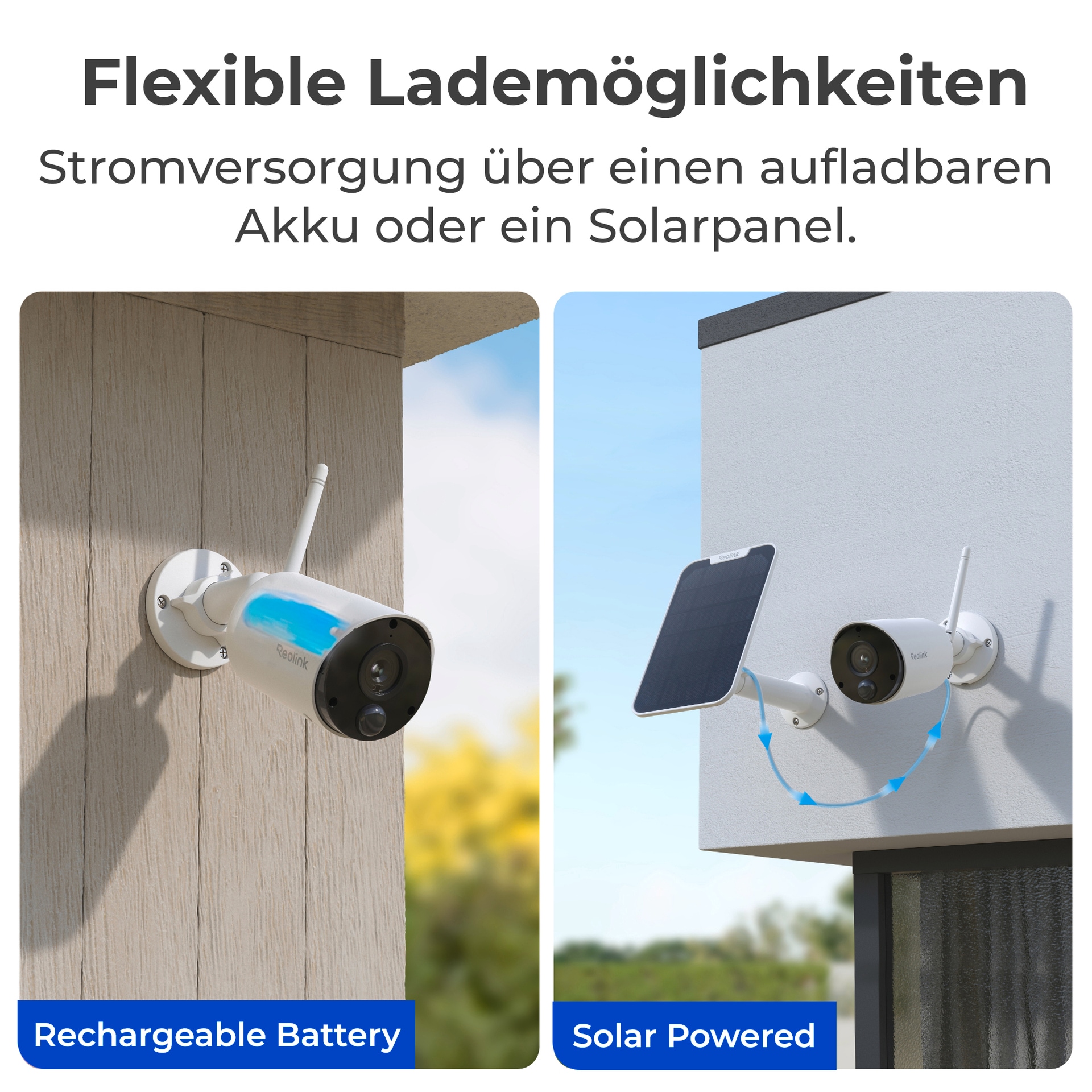 Reolink Überwachungskamera »Hub 1 + Argus Series B320 + Solarpanel«, Außenbereich