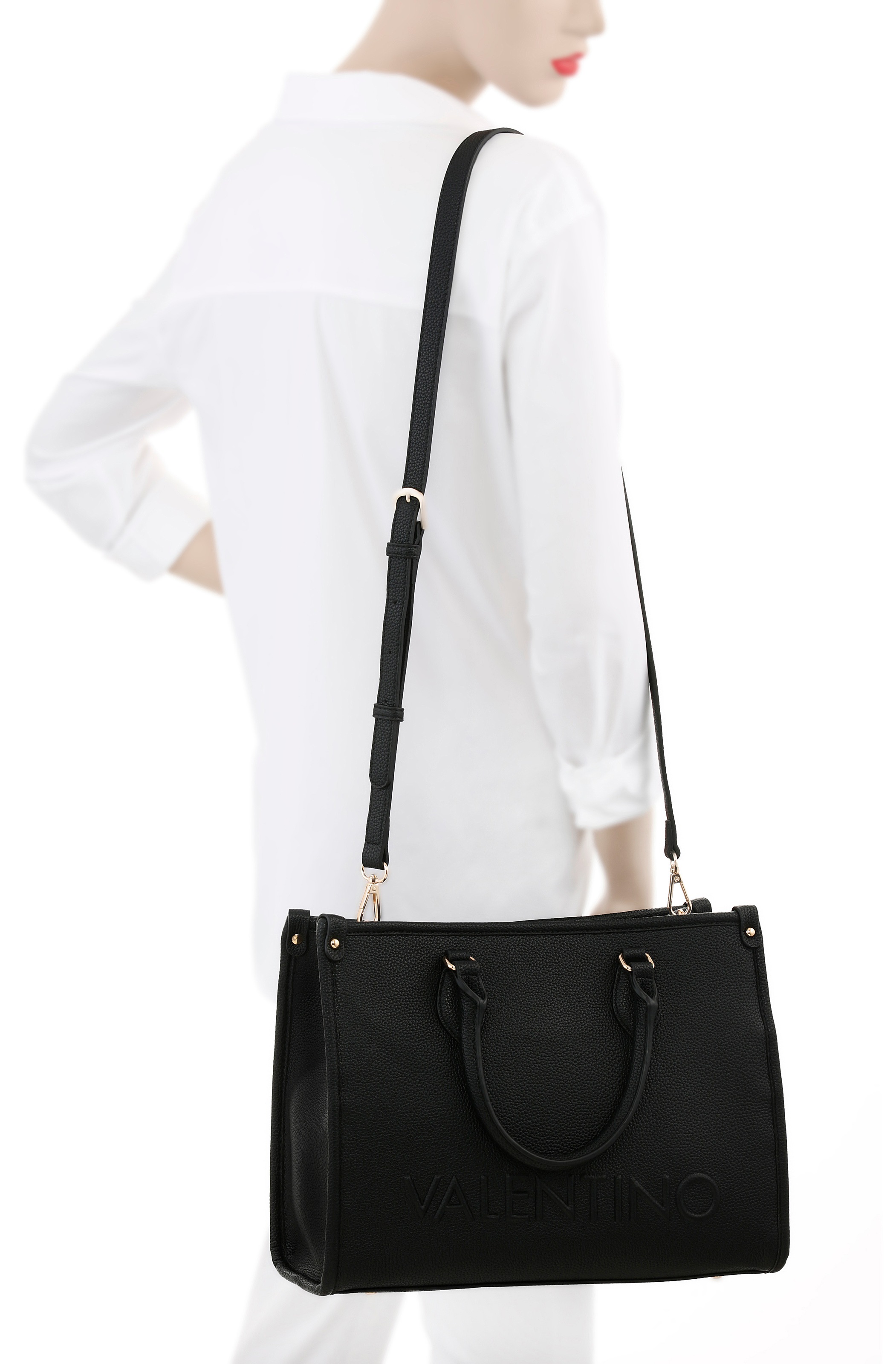VALENTINO BAGS Shopper "SHOPPING RISED RE", Schultertasche Umhängetasche Ha günstig online kaufen