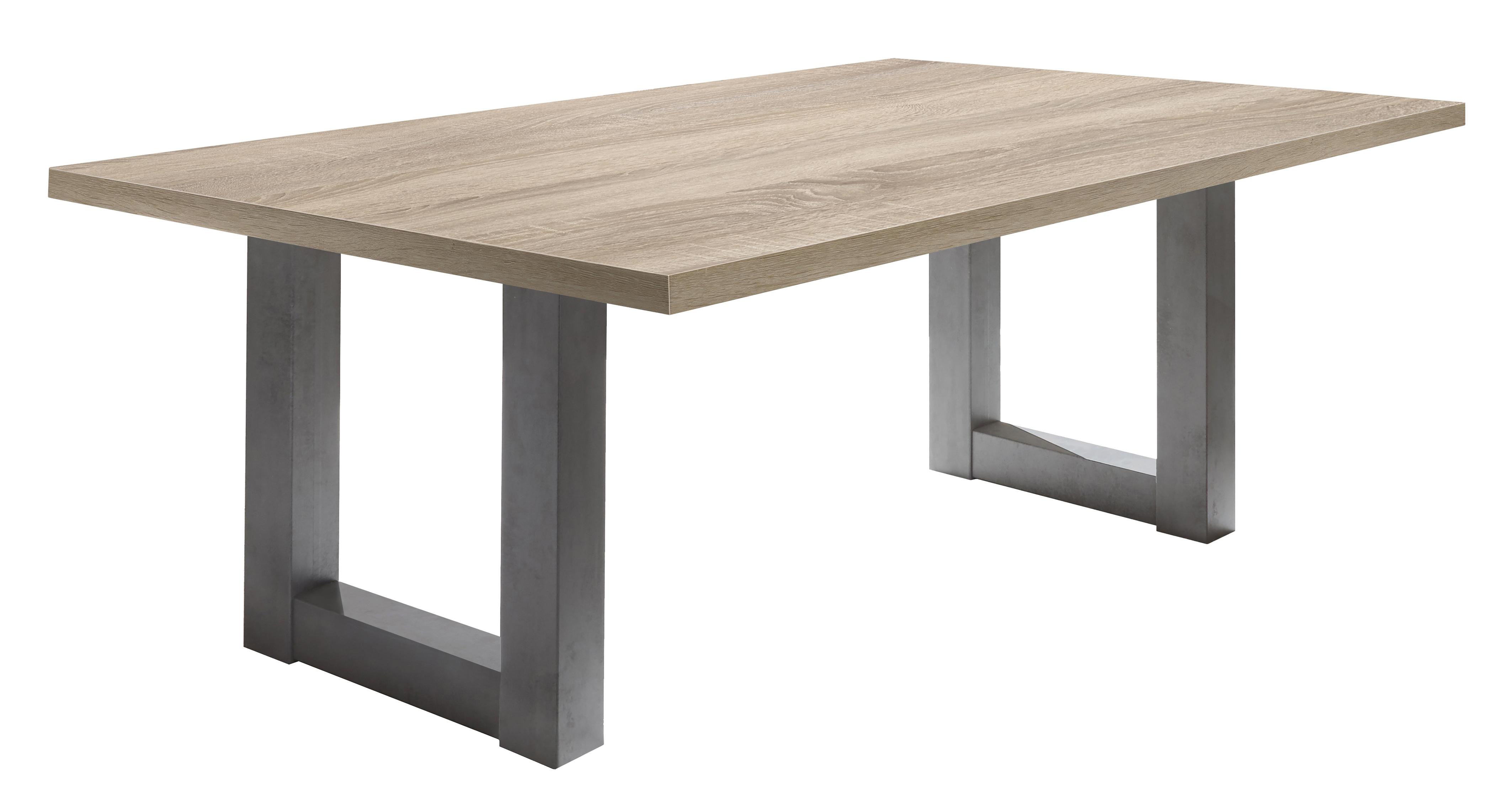 Esstisch MÄUSBACHER, B:200cm H:75cm T:100cm, braun, Küche, Tische, "Mister TOPSELLER", Gestell in U-Form