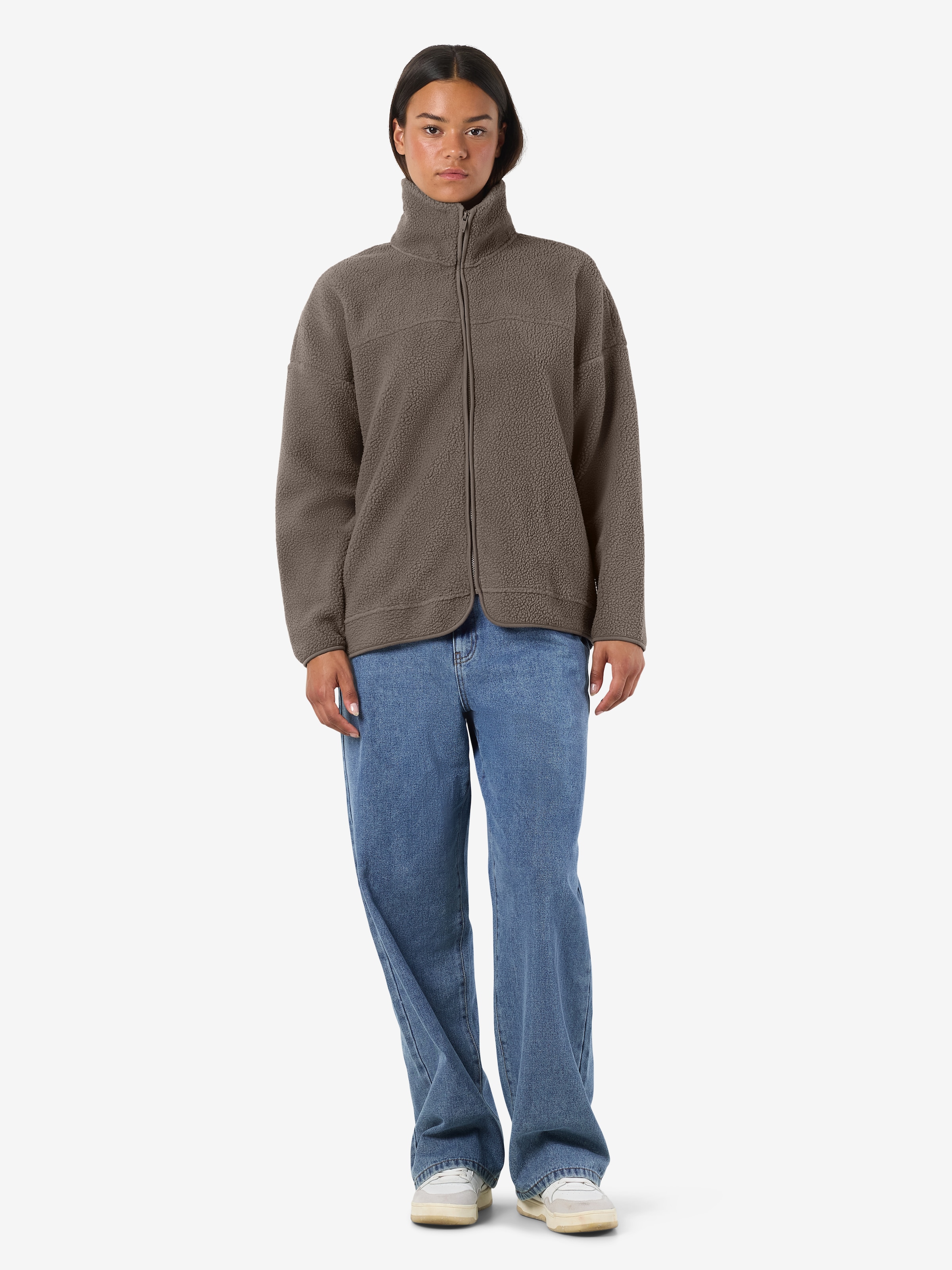 Noisy may Fleecejacke »NMCOZY L/S ZIP SWEATER JRS NOOS«