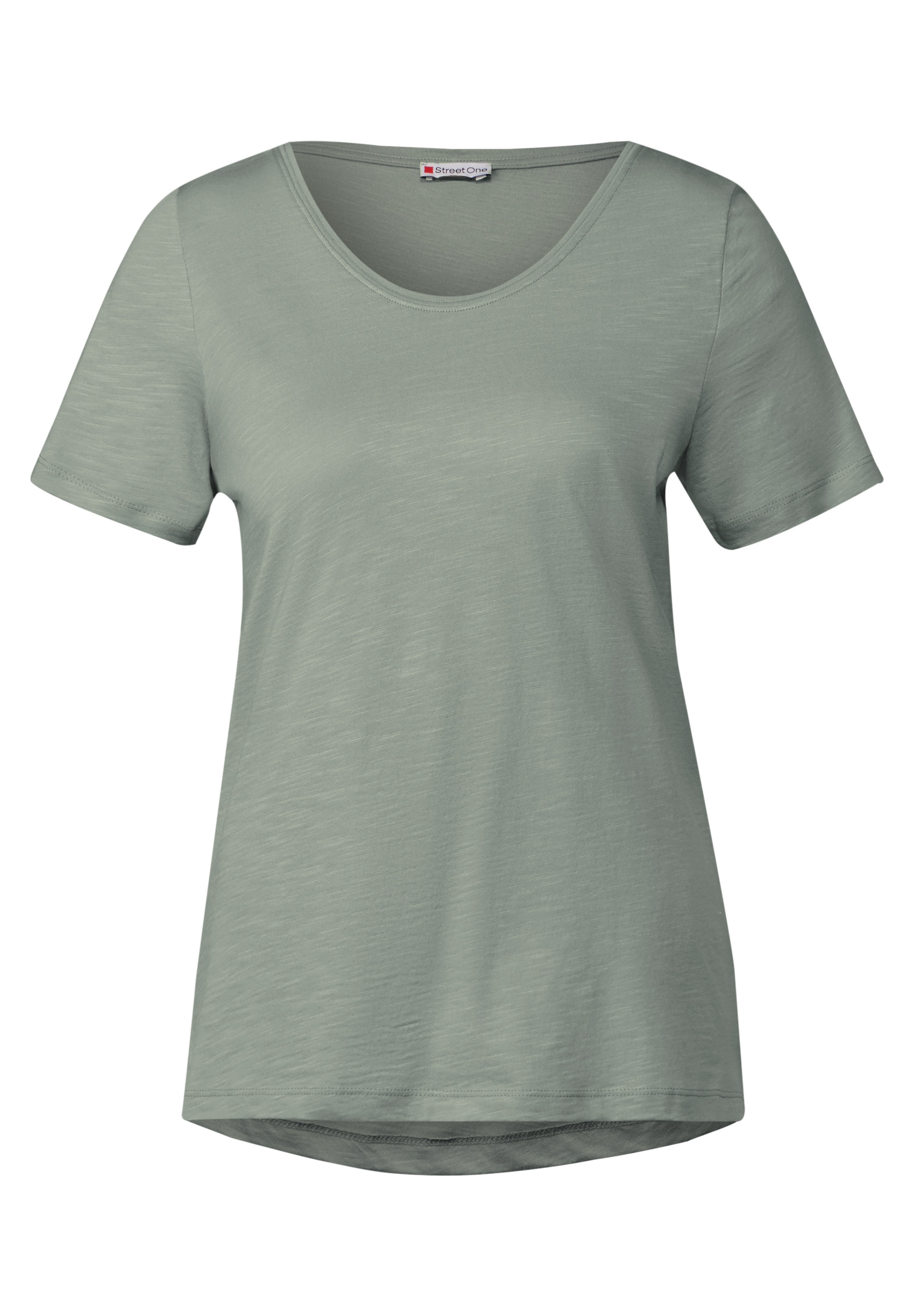 STREET ONE V-Shirt, im soften Baumwoll-Mix