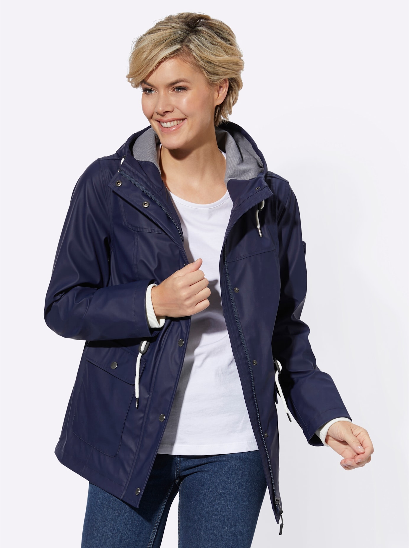 Casual Looks Outdoorjacke, mit Kapuze