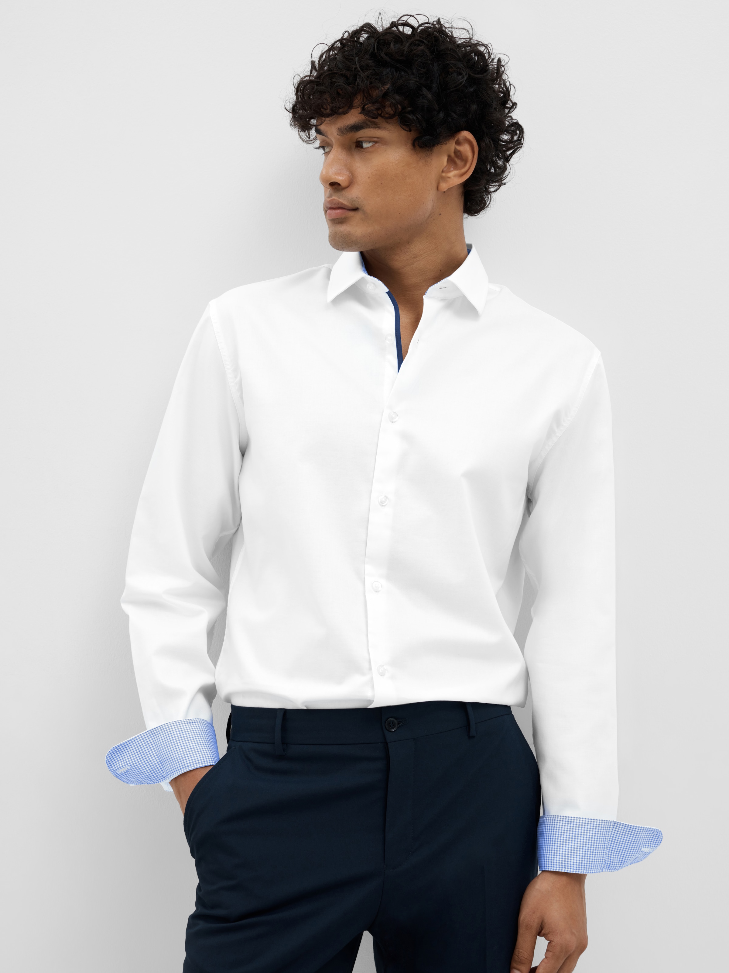 SELECTED HOMME Langarmhemd "SLHSLIMZARK LS SHIRT" günstig online kaufen