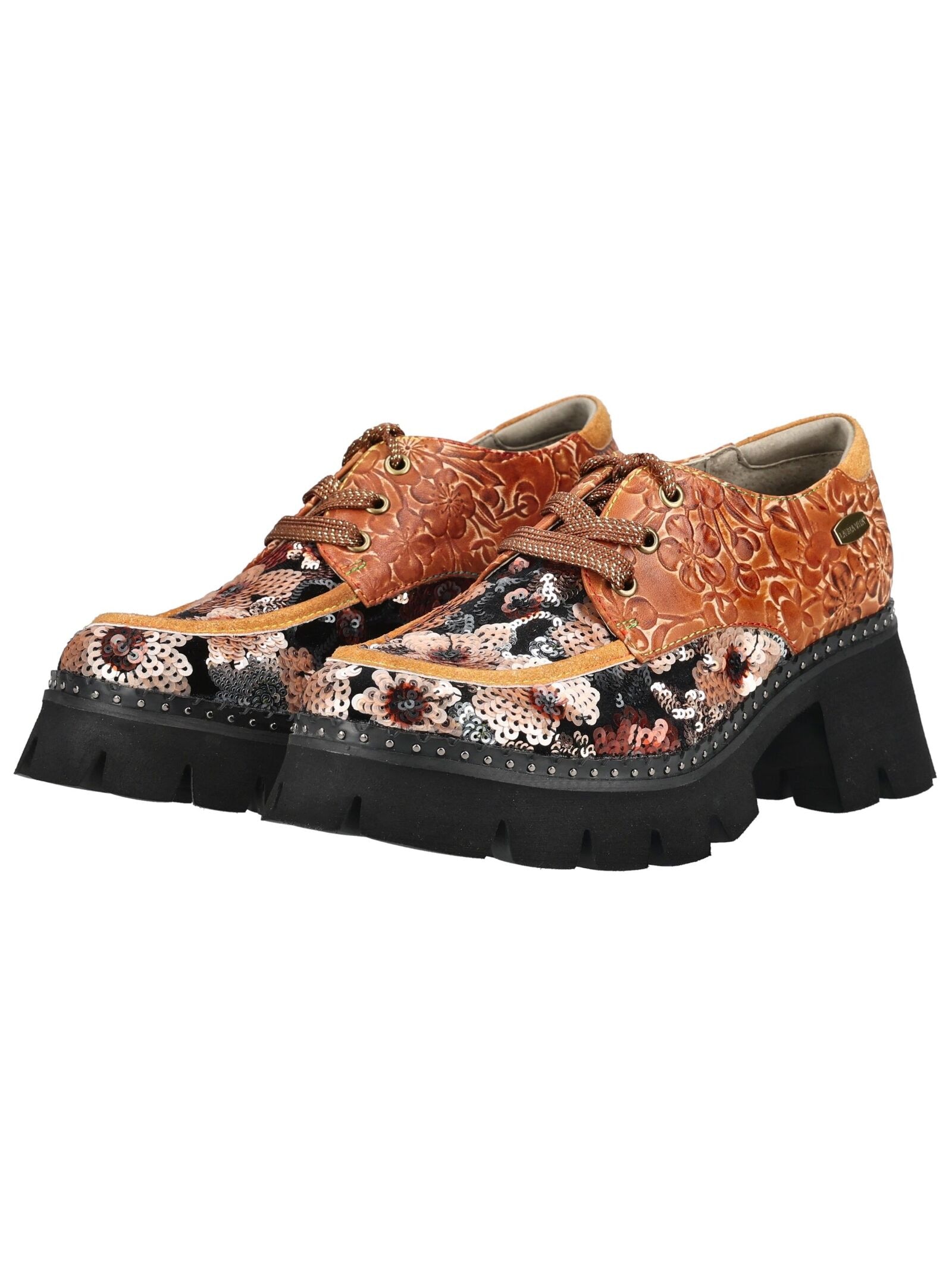 LAURA VITA Schnürschuh »LAURA VITA Halbschuhe Leder/Textil«