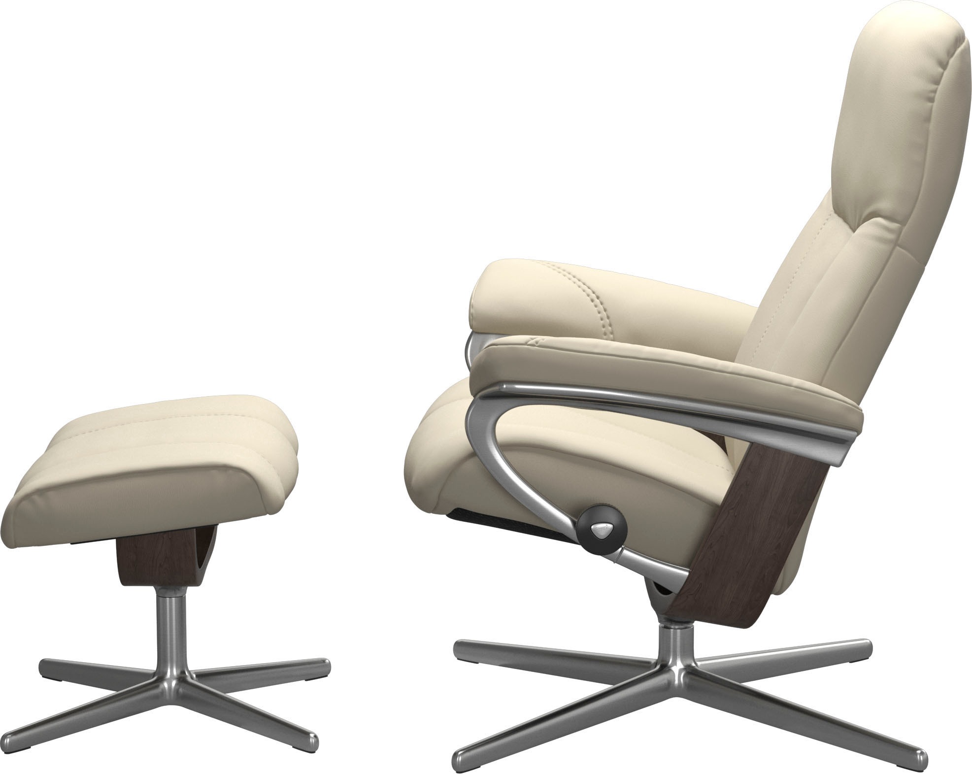 Stressless® Fußhocker »Consul«, mit Cross Base, Größe S, M & L, Holzakzent Wenge