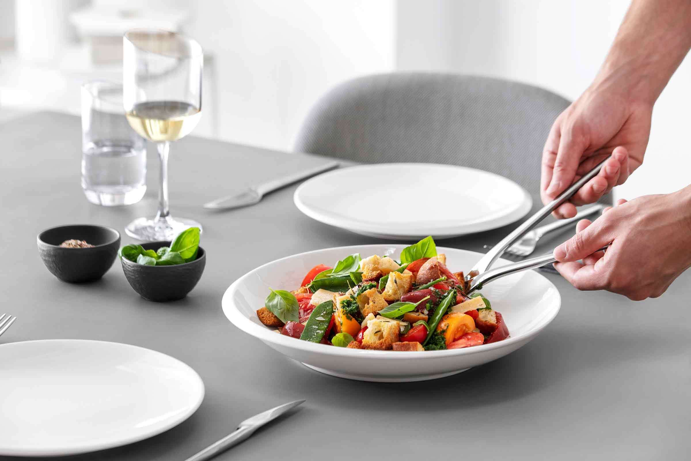 Villeroy & Boch Schale »Schale tief NewMoon ø 29 cm 6er Set weiß« 6 tlg.