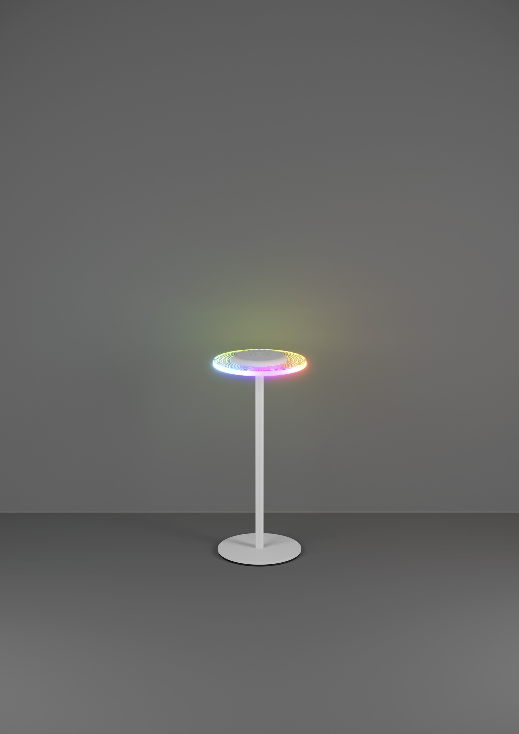 EGLO Tischleuchte »TREPELLA Tischlampe - Stahl - LED - 0,7W - IP20« LED-Modul 1 Stk. RGB | Warmweiß Nachttischlampe, Schreibtischleuchte, Leselampe, H29 x Ø13 cm