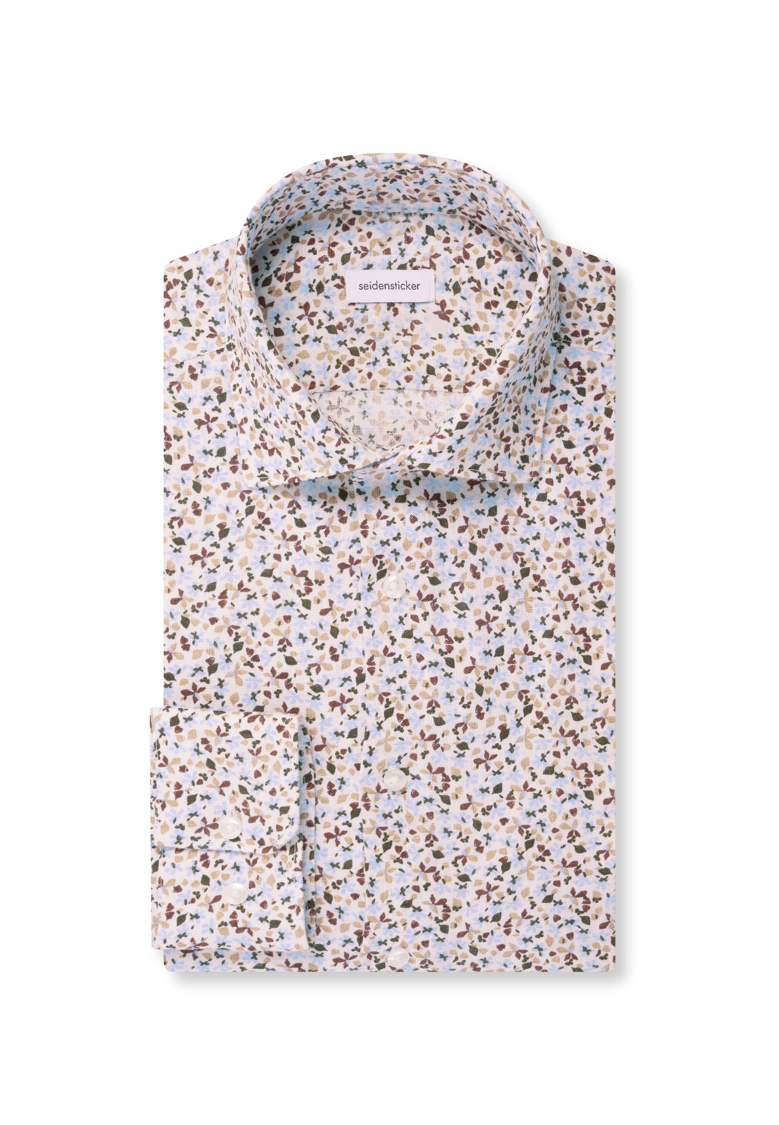 seidensticker Businesshemd »Slim« Slim 1/1 Kentkragen Druck