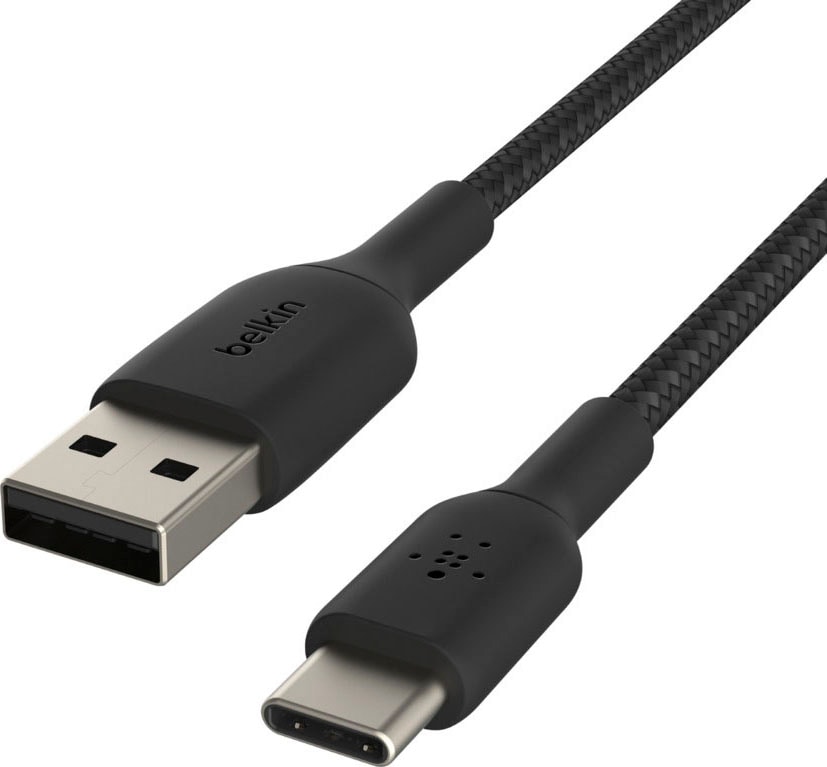 Smartphone-Kabel »USB-C/USB-A Kabel ummantelt, 1m«, USB Typ A-USB-C, 100 cm