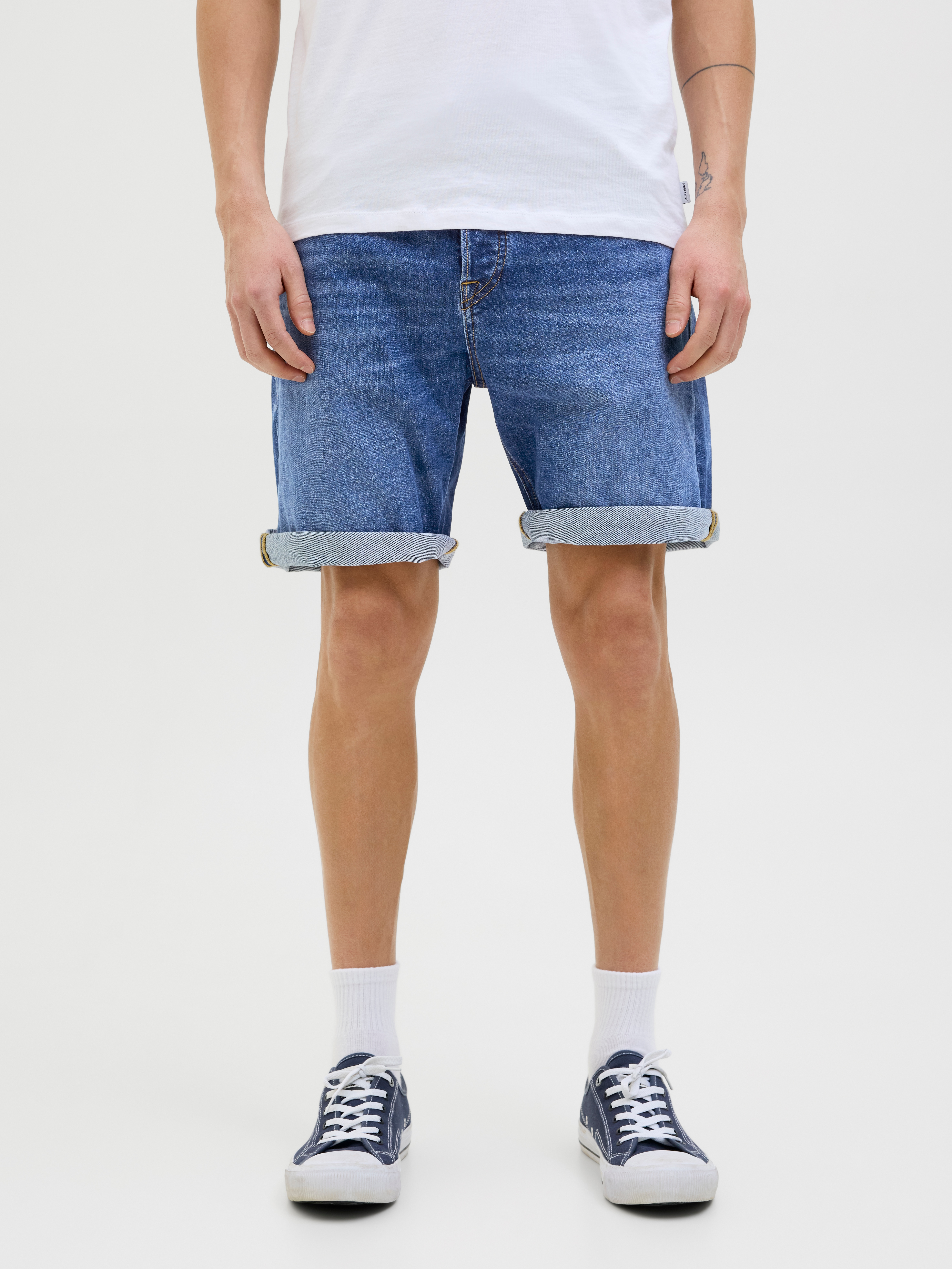 Jack & Jones "JJIORIGINAL mit stylischem Aufschlag und Knopfleiste" Baumwollmischung, regular fit