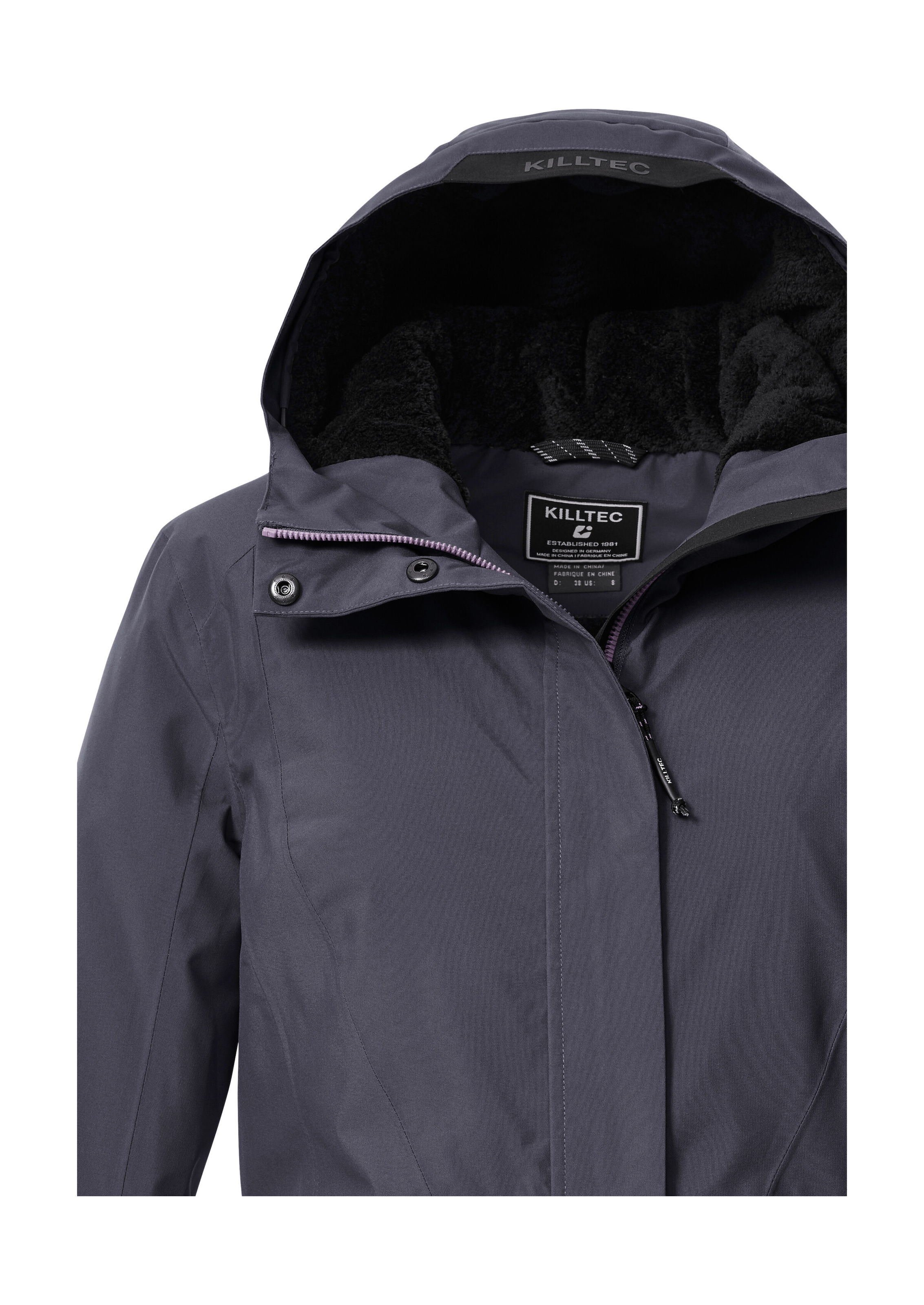 Killtec Parka »KOW 19 WMN PRK«, Wasserdichter, atmungsaktiver Damenparka mit verstellbarer Kapuze