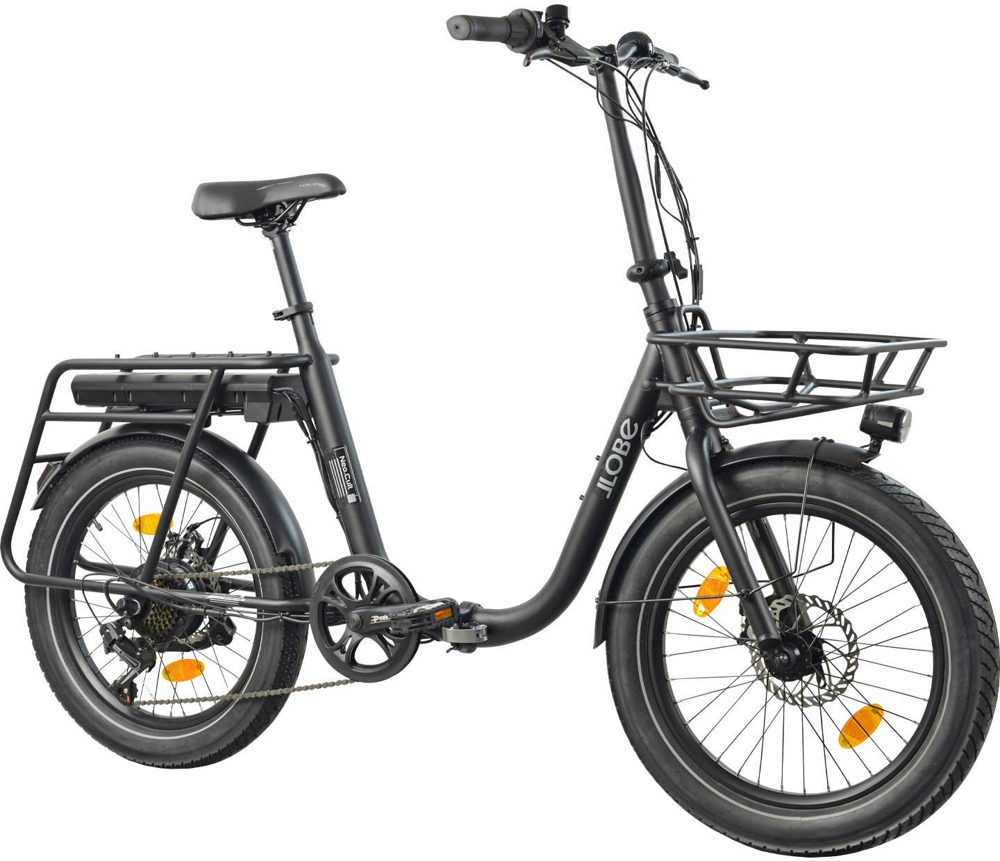 LLobe E-Bike »Elektro Faltrad 20" Neo.cult schwarz«, Shimano, Tourney, Heckmotor 250 W
