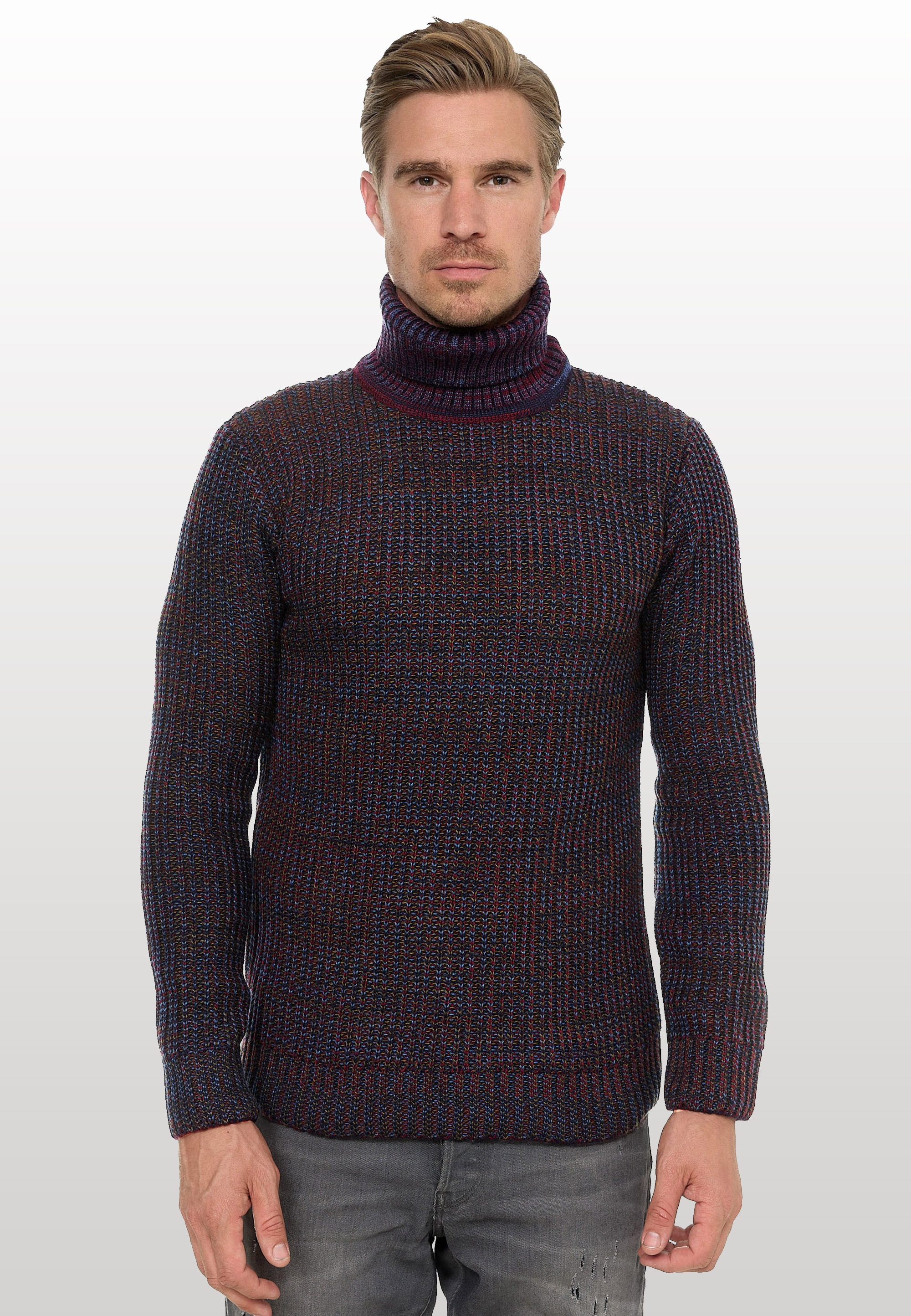 Rusty Neal Rollkragenpullover, im angesagten Strickdesign