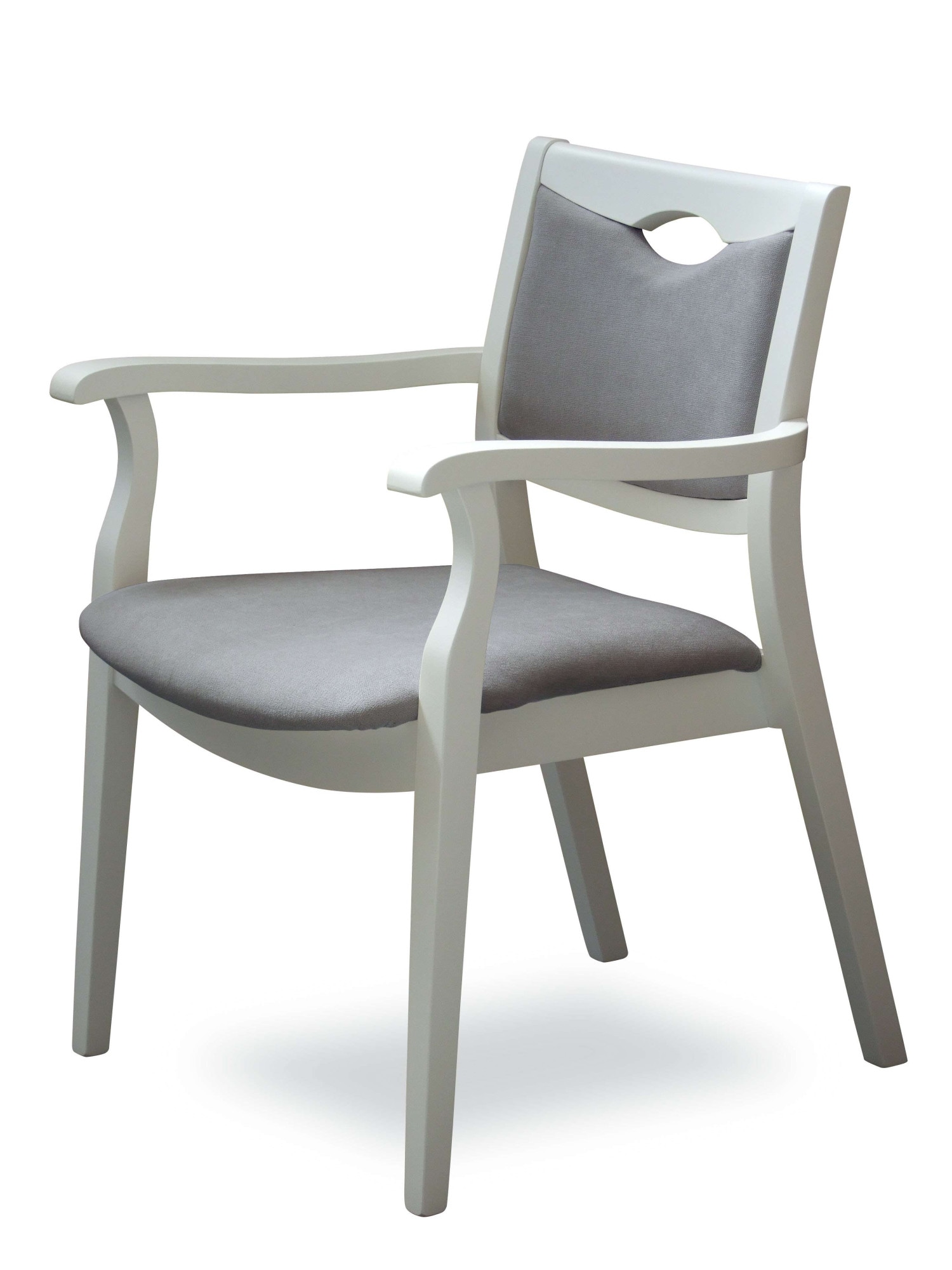 Home affaire Armlehnstuhl "London, Stuhl, Komfortsessel, 3 Gestellfarben, Made in Italy" () 1 Stk.Extra-komfortabel, ergonomisch, fleckenabweisendes Gewebe, Massivholz