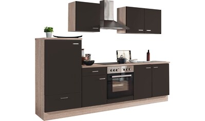 Menke Küchen Küchenzeile »Classic«, Küchenzeile mit E-Geräten, Breite 270 cm kaufen